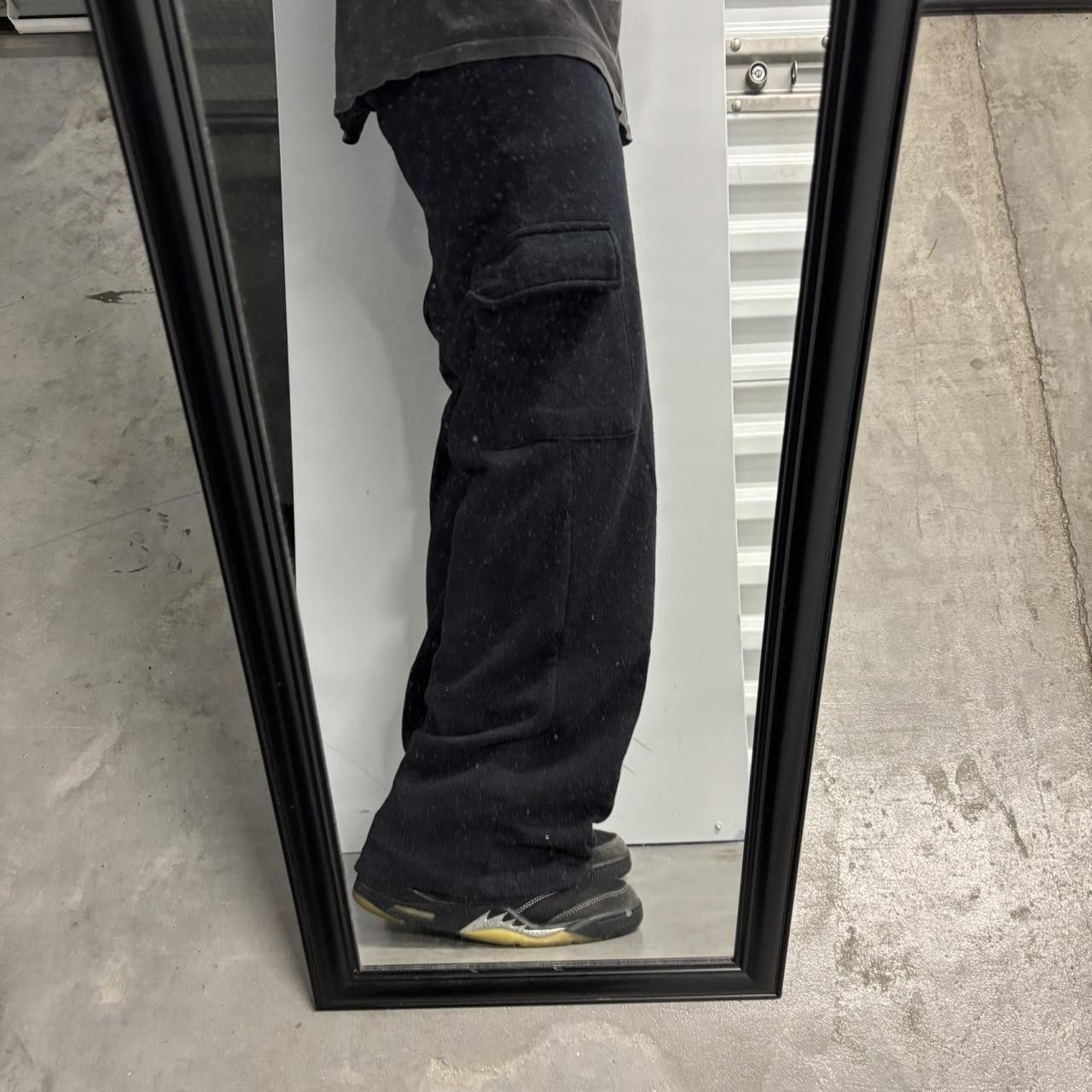 Vintage Crazy Vintage Y2K/2000s Baggy Black Streetwear Cargo Sweatpants! Fits XS Size US 28 / EU 44 - 1 Thumbnail