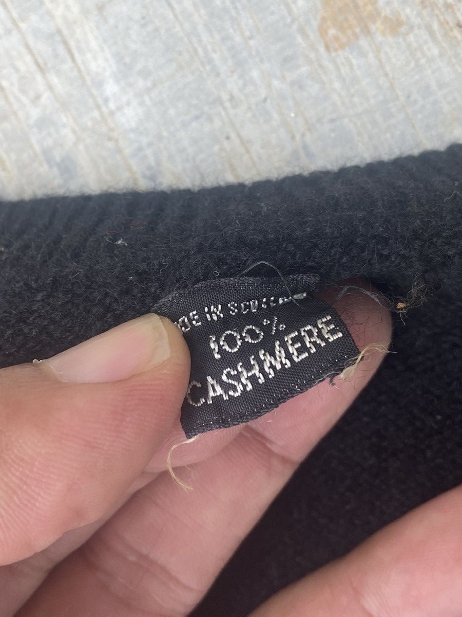 Homespun Knitwear × Vintage AW Vintage Wool Scotland Black Plaid Knitwear Size US M / EU 48-50 / 2 - 6 Thumbnail