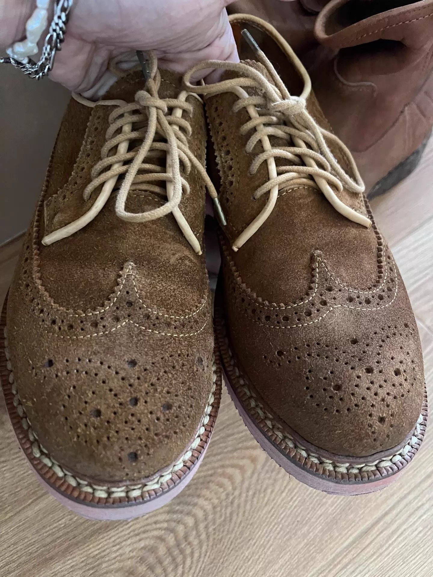 Visvim visvim 16ss patrician wt folk brown 8.5 mint brogue Size US 8.5 / EU 41-42 - 5 Thumbnail