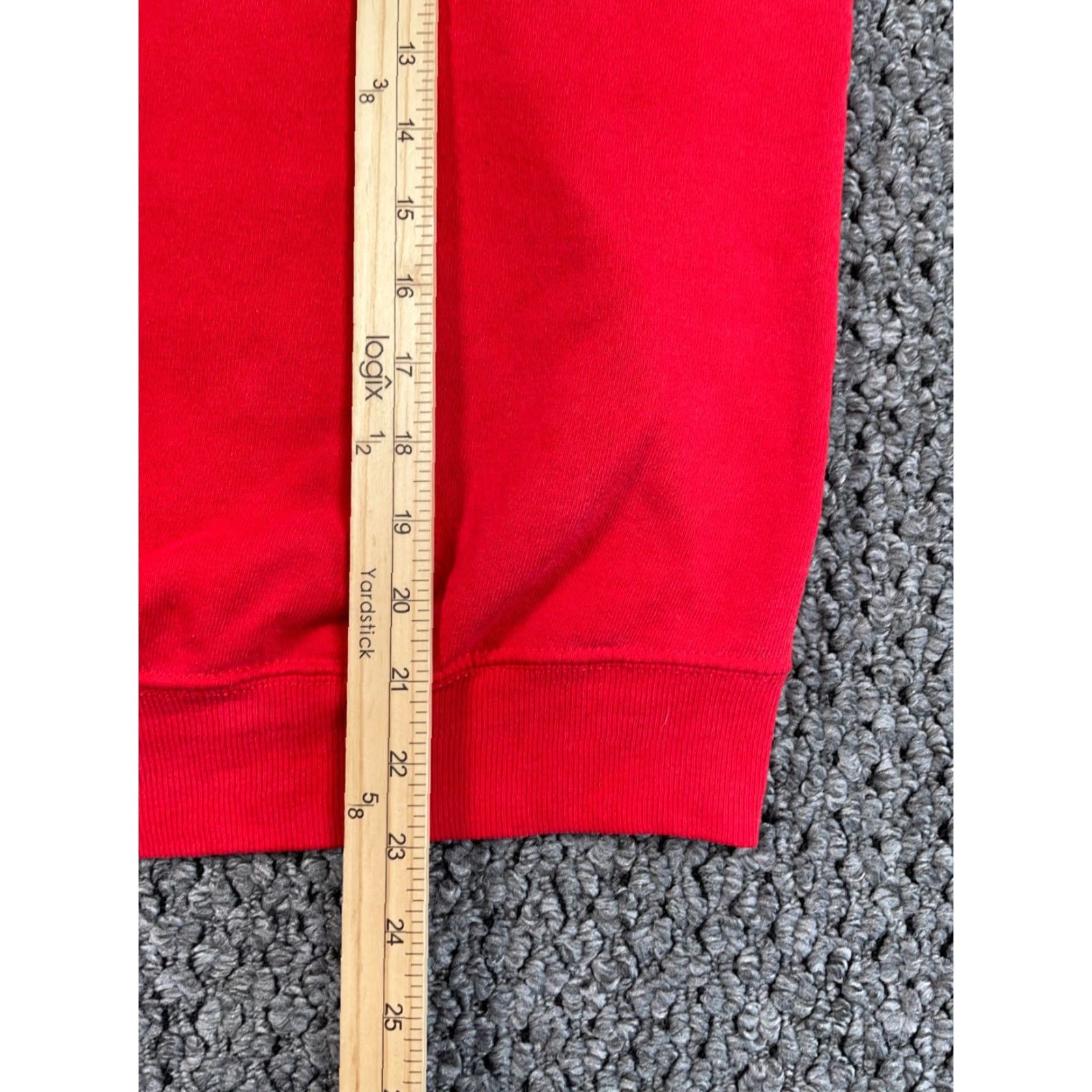 Vintage VTG 80s Bassett-Walker Blank Crewneck Sweatshirt Adult Medium Red Raglan Sleeves Size US M / EU 48-50 / 2 - 6 Thumbnail