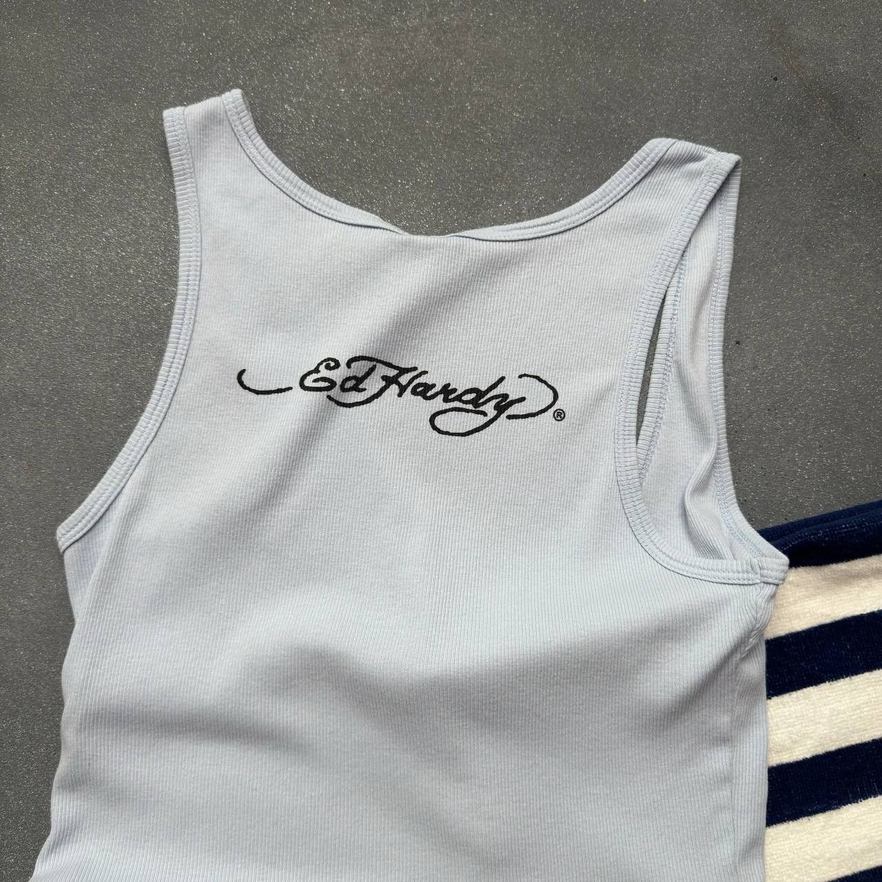 Ed Hardy × Vintage Ed Hardy Amazing Y2K Vintage Tank Top Size M / US 6-8 / IT 42-44 - 6 Thumbnail