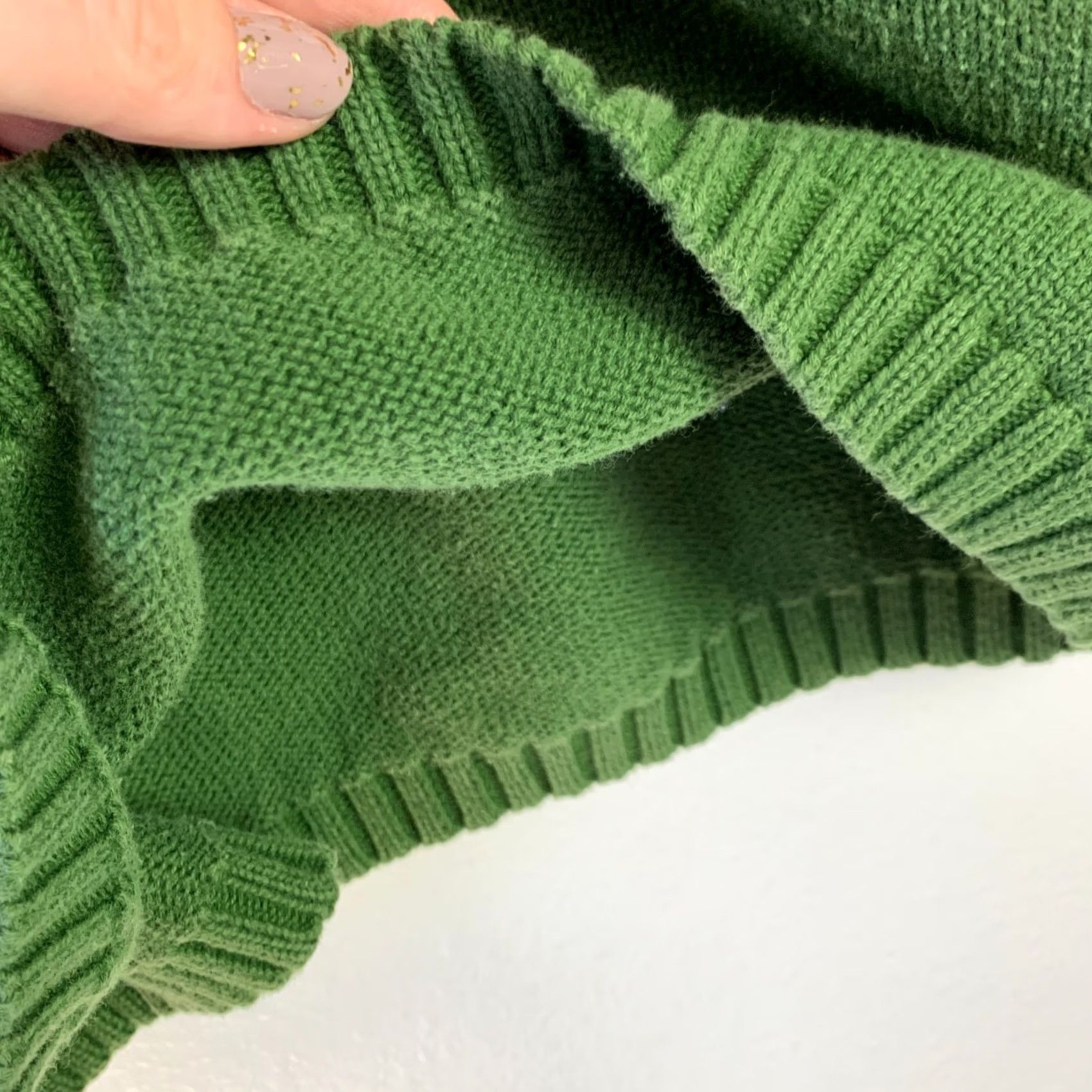 Polo Ralph Lauren VINTAGE Polo Ralph Lauren RL Polo Jeans Co Green Rollneck Ribbed Sleeves Sweater XL Cotton 1990s Mens Size US XL / EU 56 / 4 - 4 Thumbnail