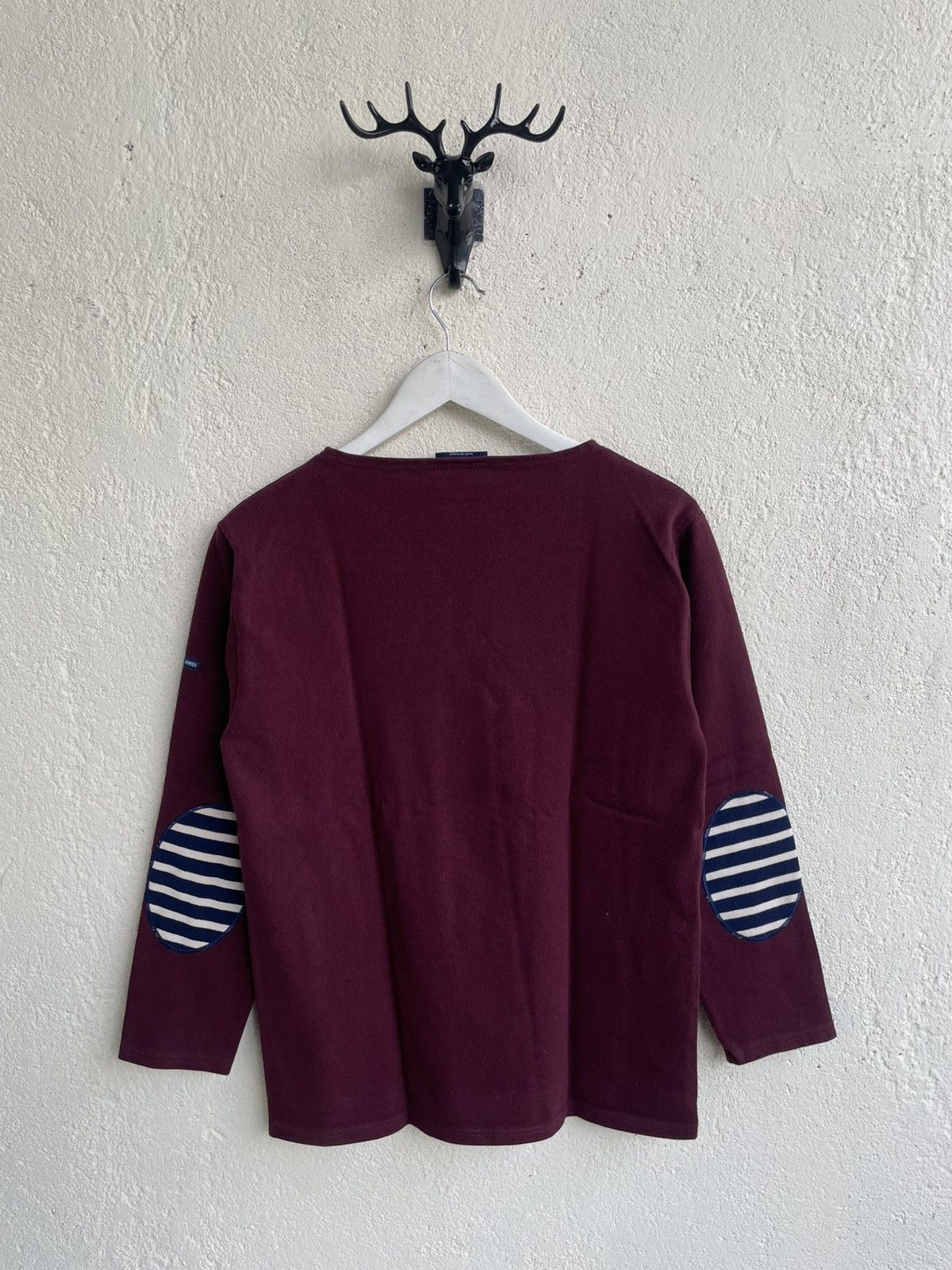 Maison Margiela Saint James Naval Breton Elbow Patch Long Sleeve Number Nine Size US M / EU 48-50 / 2 - 7 Thumbnail
