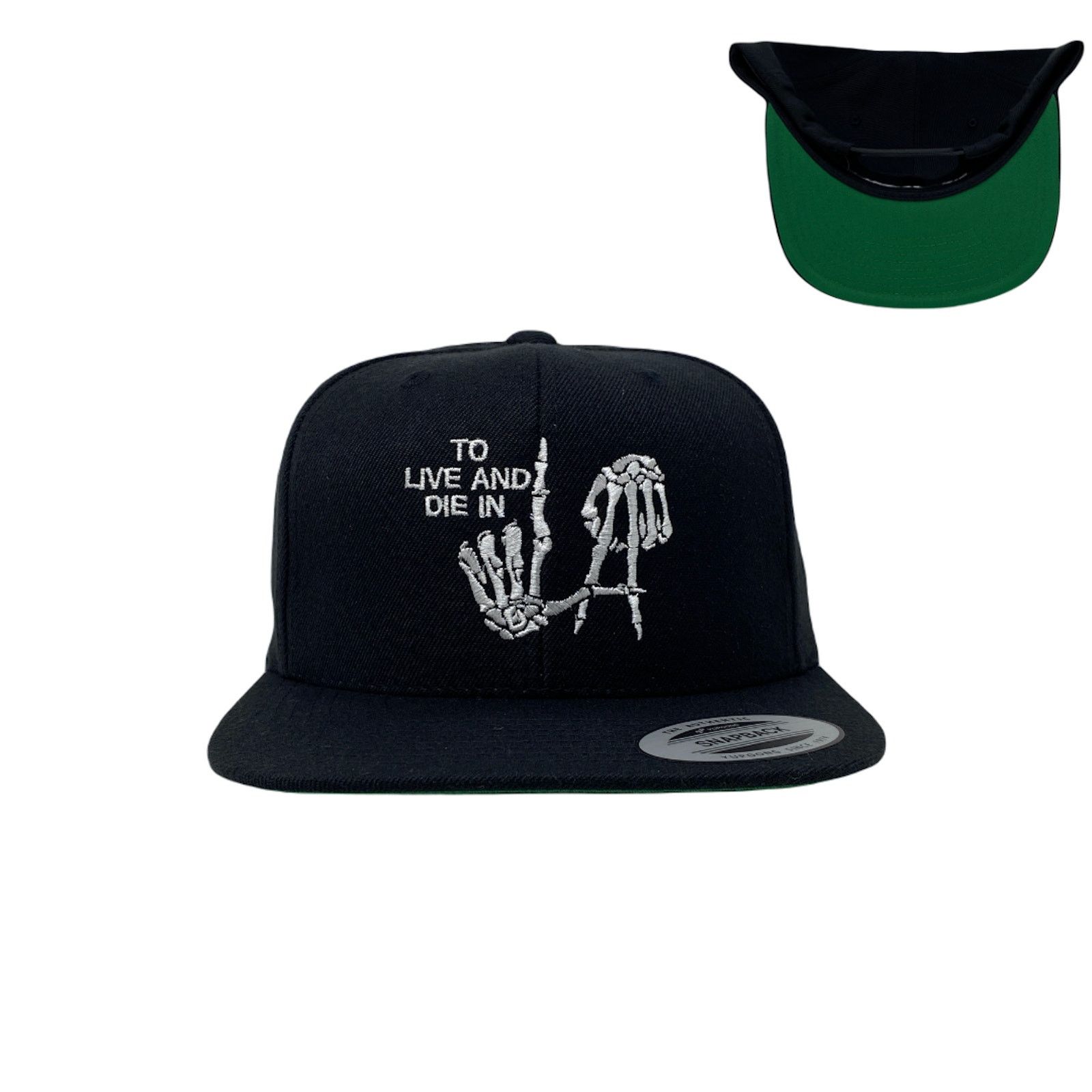 Other To Live And Die In LA White Snapback Hat Size ONE SIZE - 1 Thumbnail