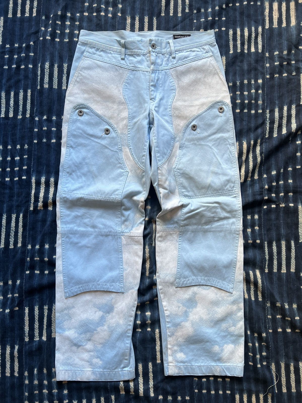 Japanese Brand Cost per Kilo CPK Garment Dye Cloud Carpenter Pants Size US 32 / EU 48 - 1 Thumbnail