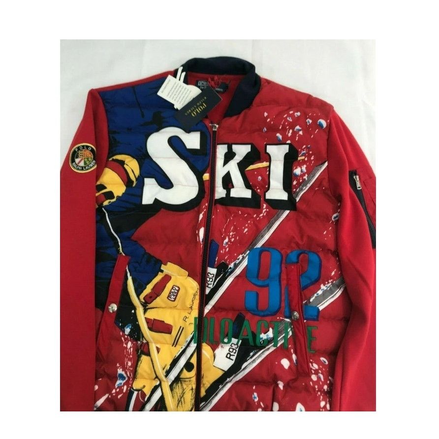 Ralph Lauren RALPH LAUREN DOWNHILL SKIER DOUBLE-KNIT HYBRID DOWN JACKET Size US S / EU 44-46 / 1 - 4 Thumbnail