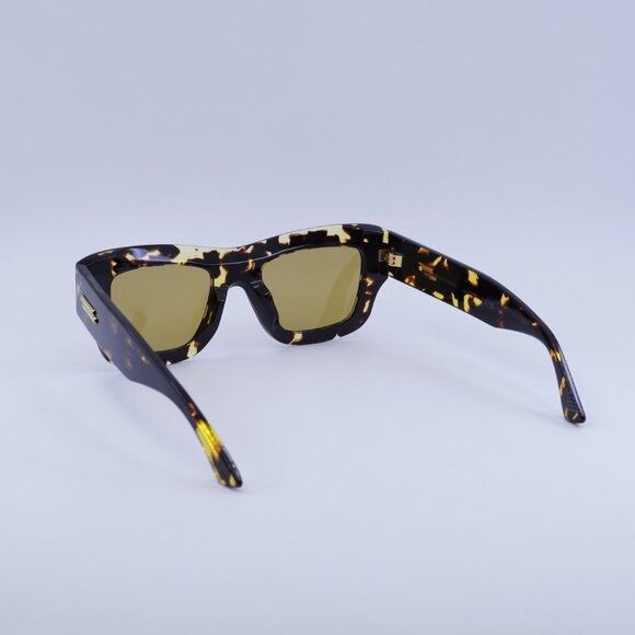 Bottega Veneta Bottega Veneta BV1357S 003 Sunglasses Havana Square Frame Size ONE SIZE - 8 Thumbnail