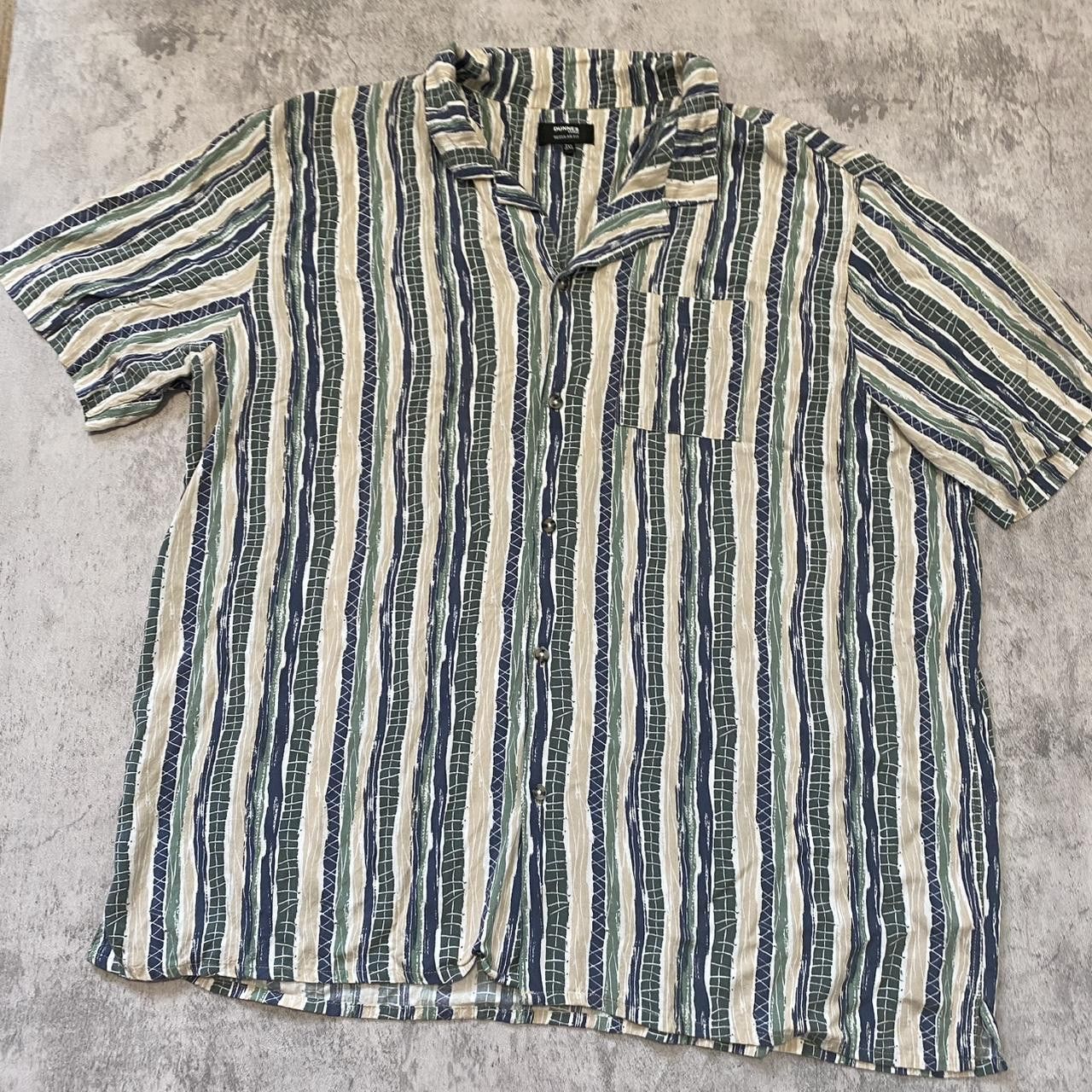 Other Green Cream Shirt Hawaii Summer Vacation Vintage Size US M / EU 48-50 / 2 - 1 Thumbnail
