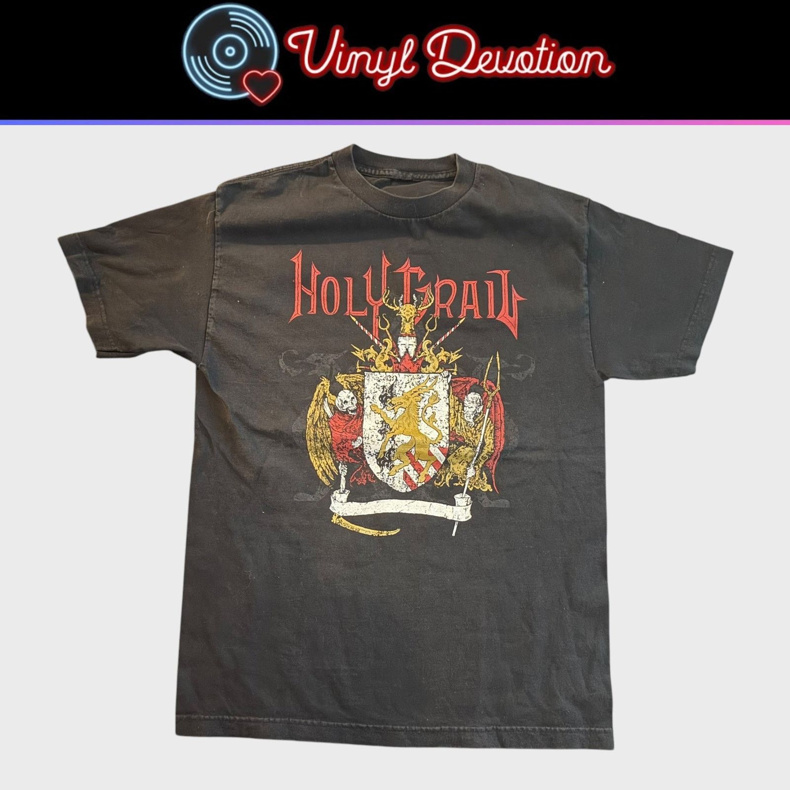 Band Tees Holy Grail Band Serpent Crest Size M Thrash / Power Metal Size US M / EU 48-50 / 2 - 1 Thumbnail