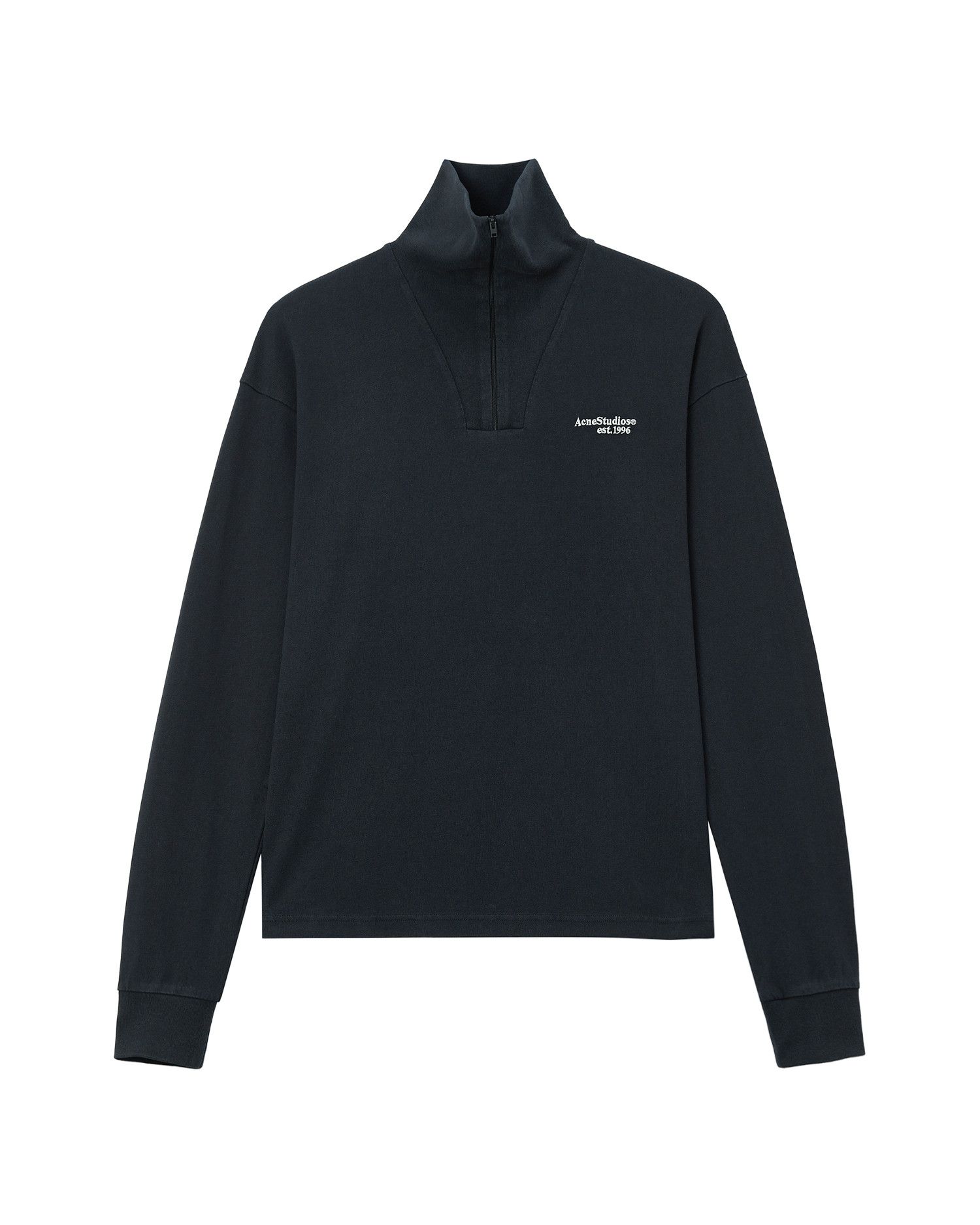 Acne Studios Acne Studios Half Zip Pullover Sweatshirt Size US S / EU 44-46 / 1 - 1 Thumbnail