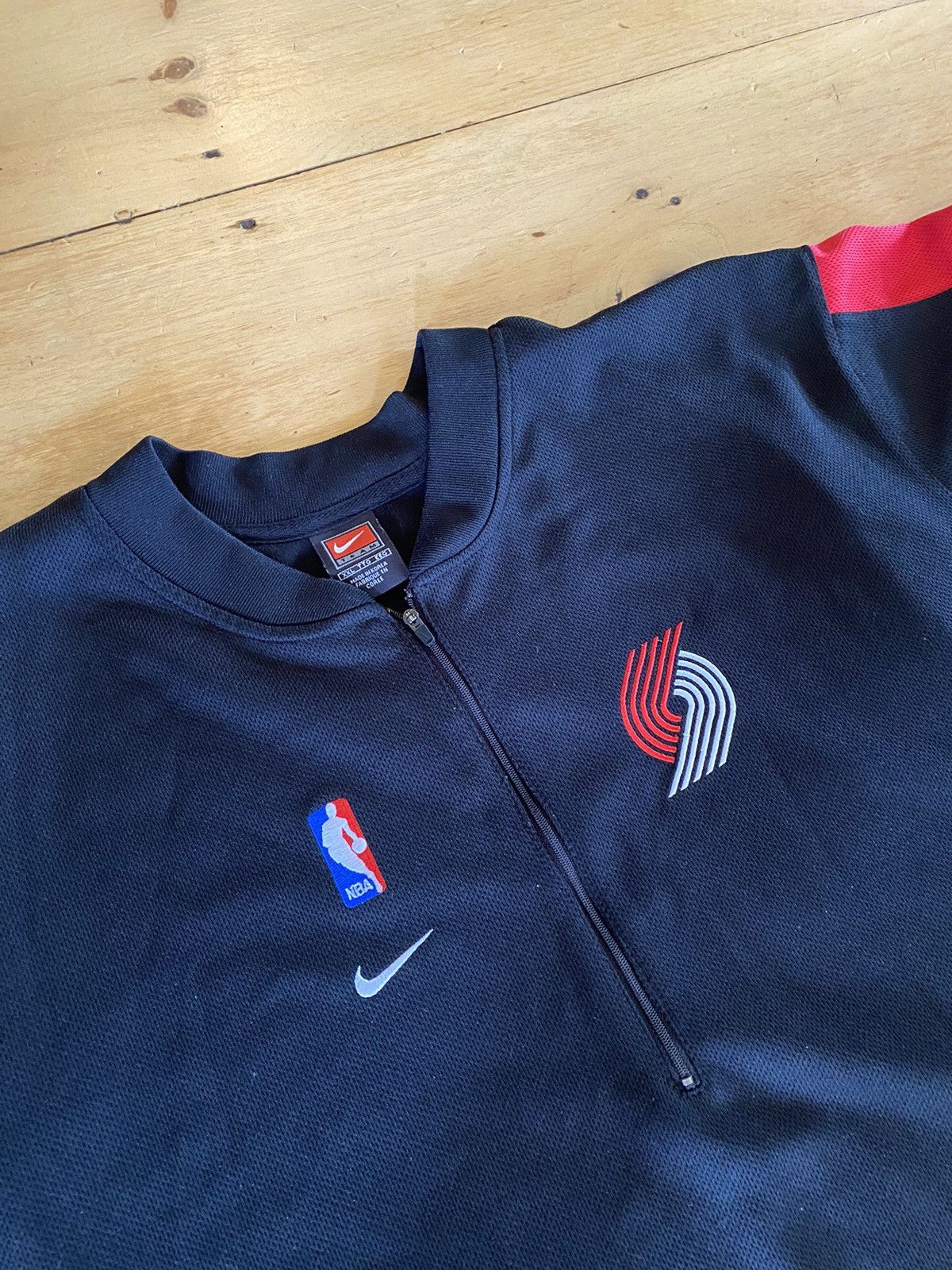 Nike Xxl Vintage Y2K Portland Trail Blazers warm up jersey Size US XXL / EU 58 / 5 - 4 Thumbnail