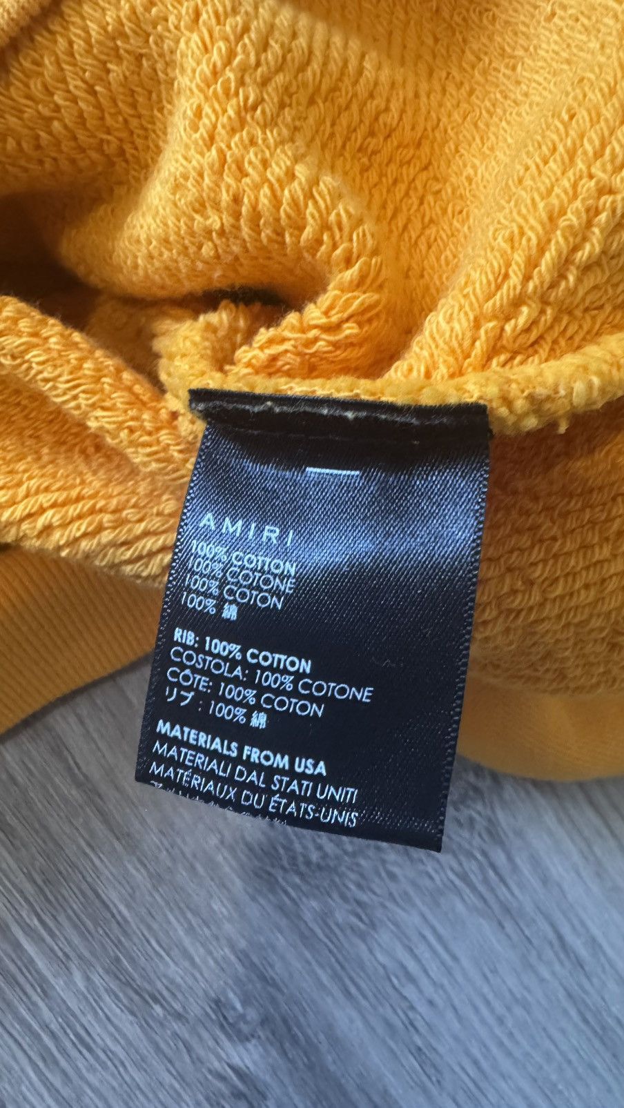 Amiri Amiri Golden Guardians Sweater - Yellow - Large Oversized Size US L / EU 52-54 / 3 - 4 Thumbnail