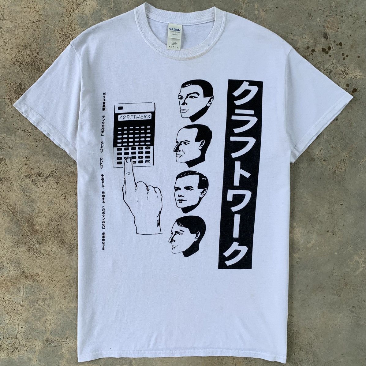 Band Tees × Vintage 00s KRAFTWERK POCKET CALCULATOR Size US M / EU 48-50 / 2 - 1 Thumbnail