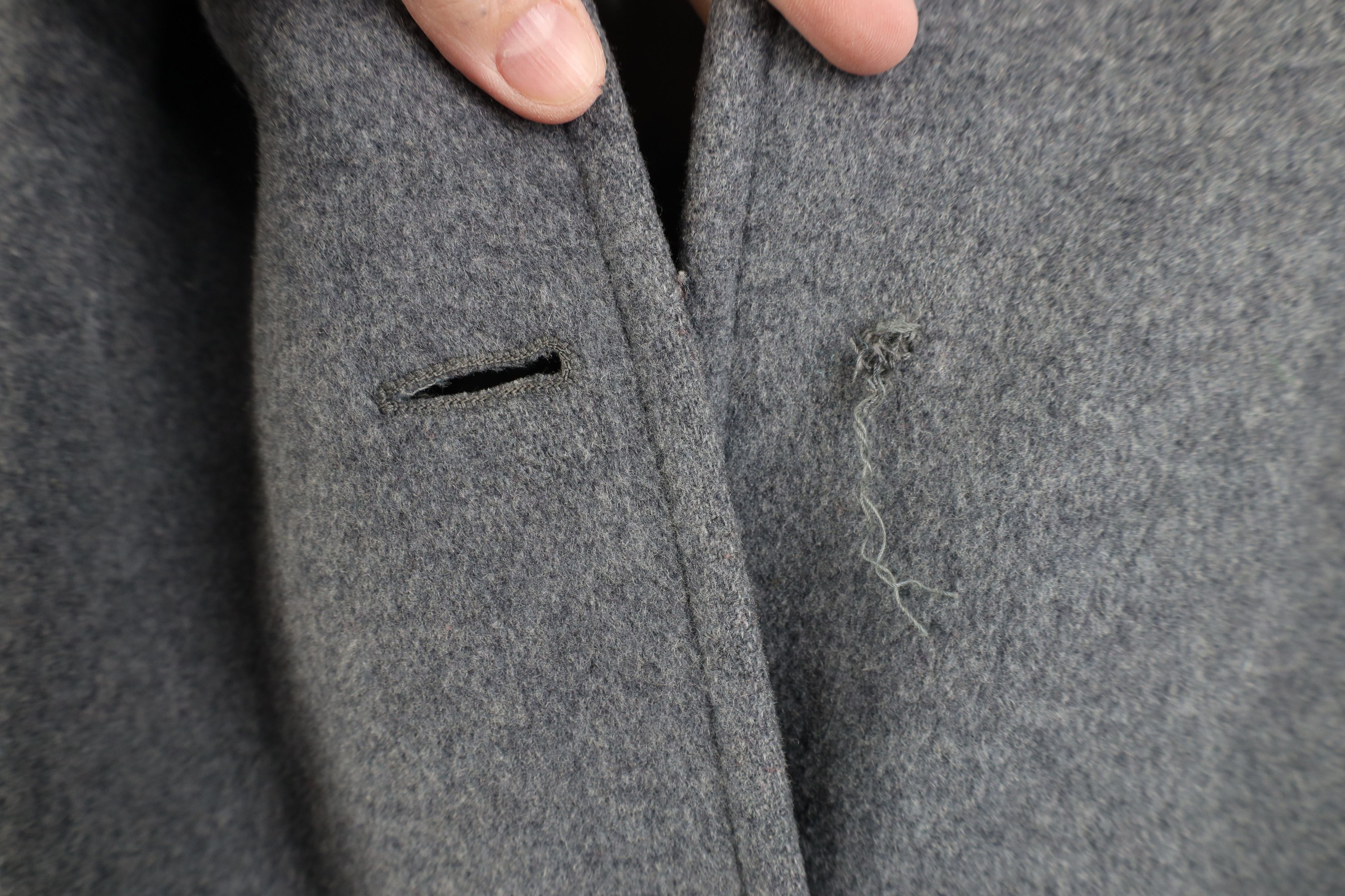 Pendleton Vintage 70s Pendleton Heavy Trench Coat Overcoat Gray USA Size XL / US 12-14 / IT 48-50 - 5 Thumbnail