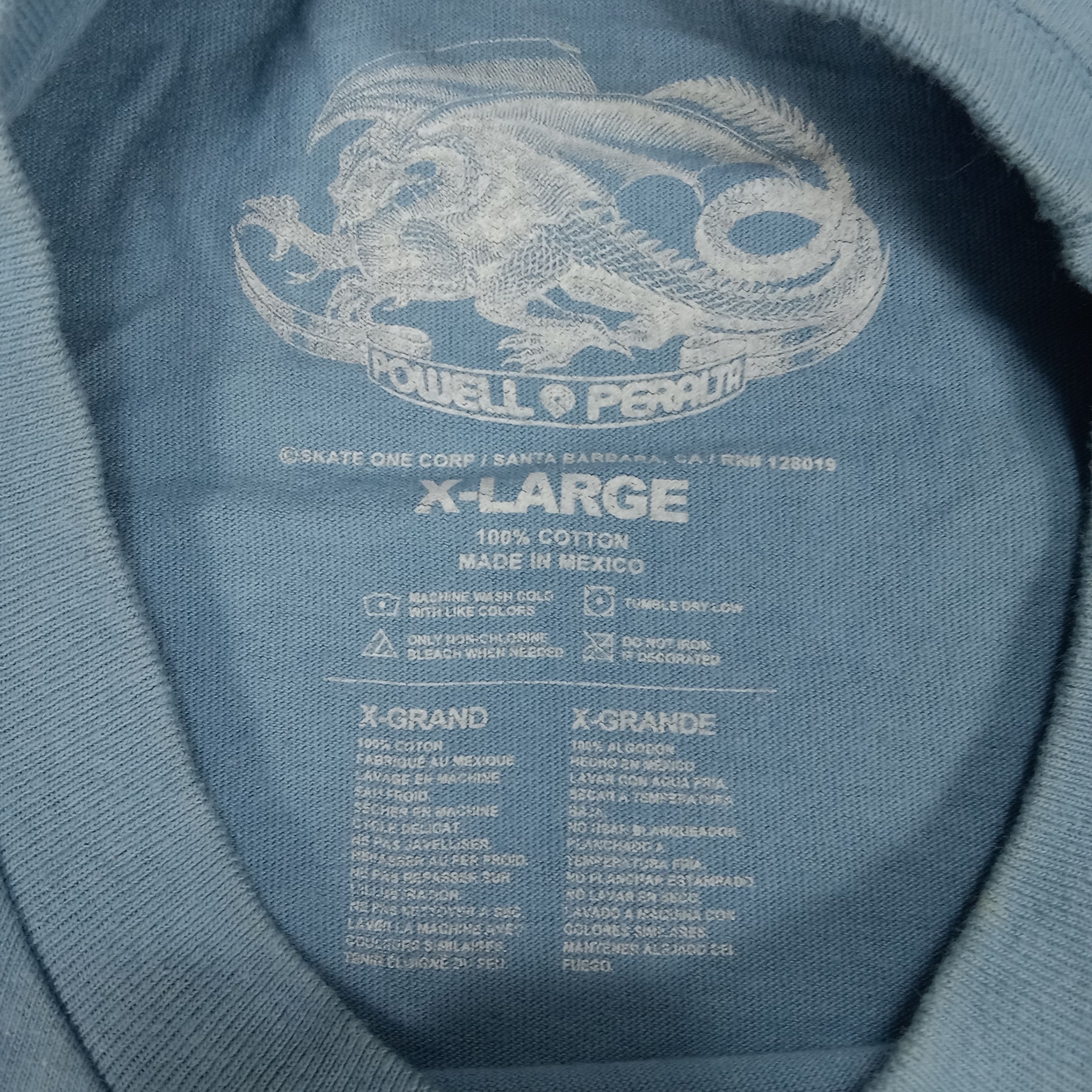 Powell Peralta × Vintage Powell & Peralta American Skateboard Brand Tshirt Size US XL / EU 56 / 4 - 6 Thumbnail