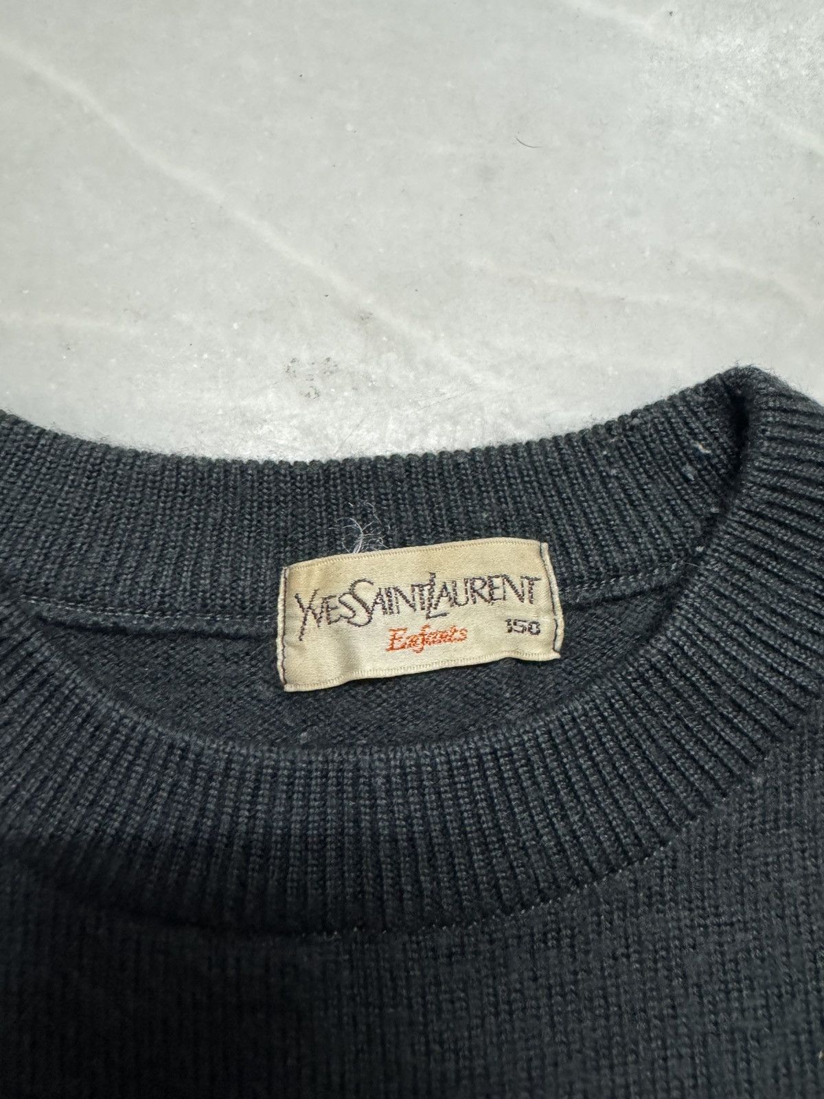 Yves Saint Laurent 💥VTG 90's YVES SAINT LAURENT ENFANTS MULTICOLOR SWEATSHIRT Size US XXS / EU 40 - 8 Thumbnail