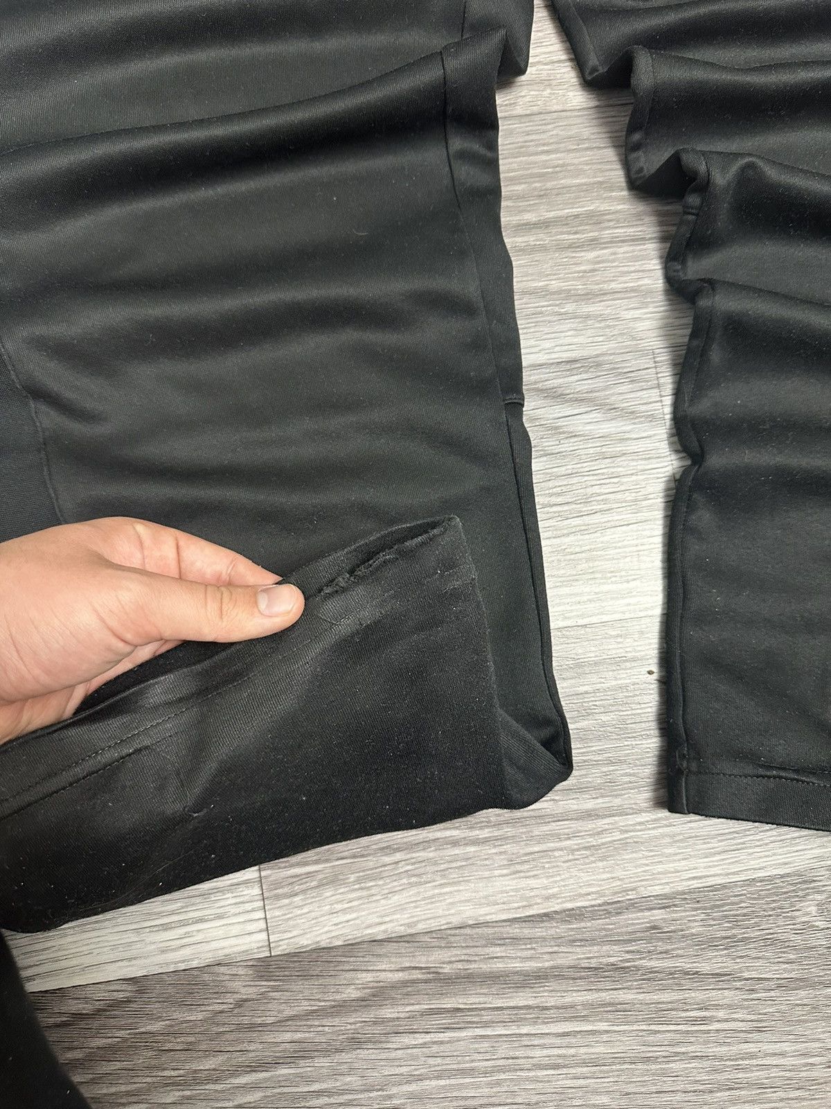 Nike × Vintage Nike Vintage Mens Black y2k Baggy Sweatpants hype streetwear Size US 32 / EU 48 - 4 Thumbnail