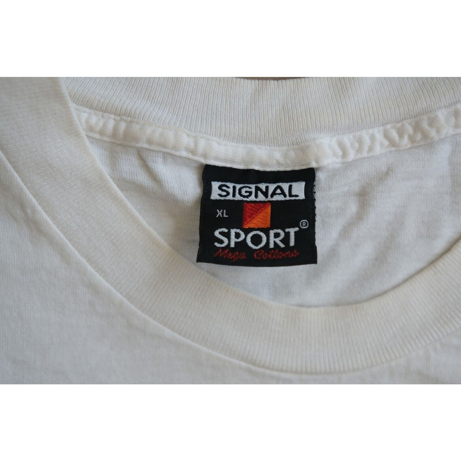 Other Vintage 1995 US Open SIGNAL Mega Cottons Tee Size L White Size US XL / EU 56 / 4 - 3 Thumbnail