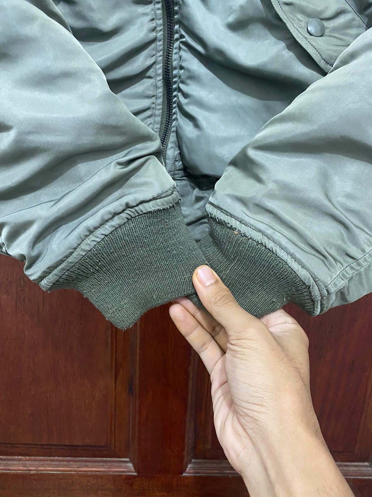 Alpha Industries Rare Vtg 60s Alpha Industries Ma-1 Flying USAF Jacket Size US S / EU 44-46 / 1 - 7 Thumbnail