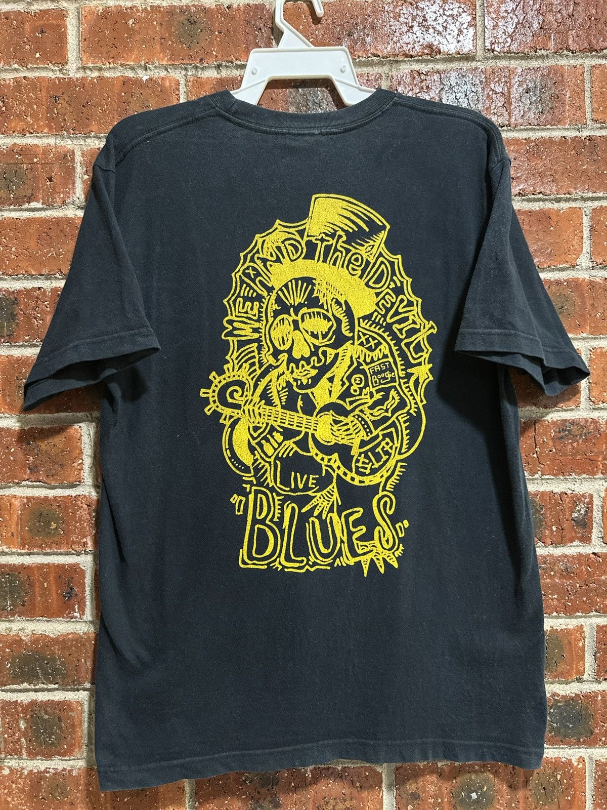 Vintage Vintage Merand The Devil Live Blues Fast Boogie Tee Size US L / EU 52-54 / 3 - 1 Thumbnail