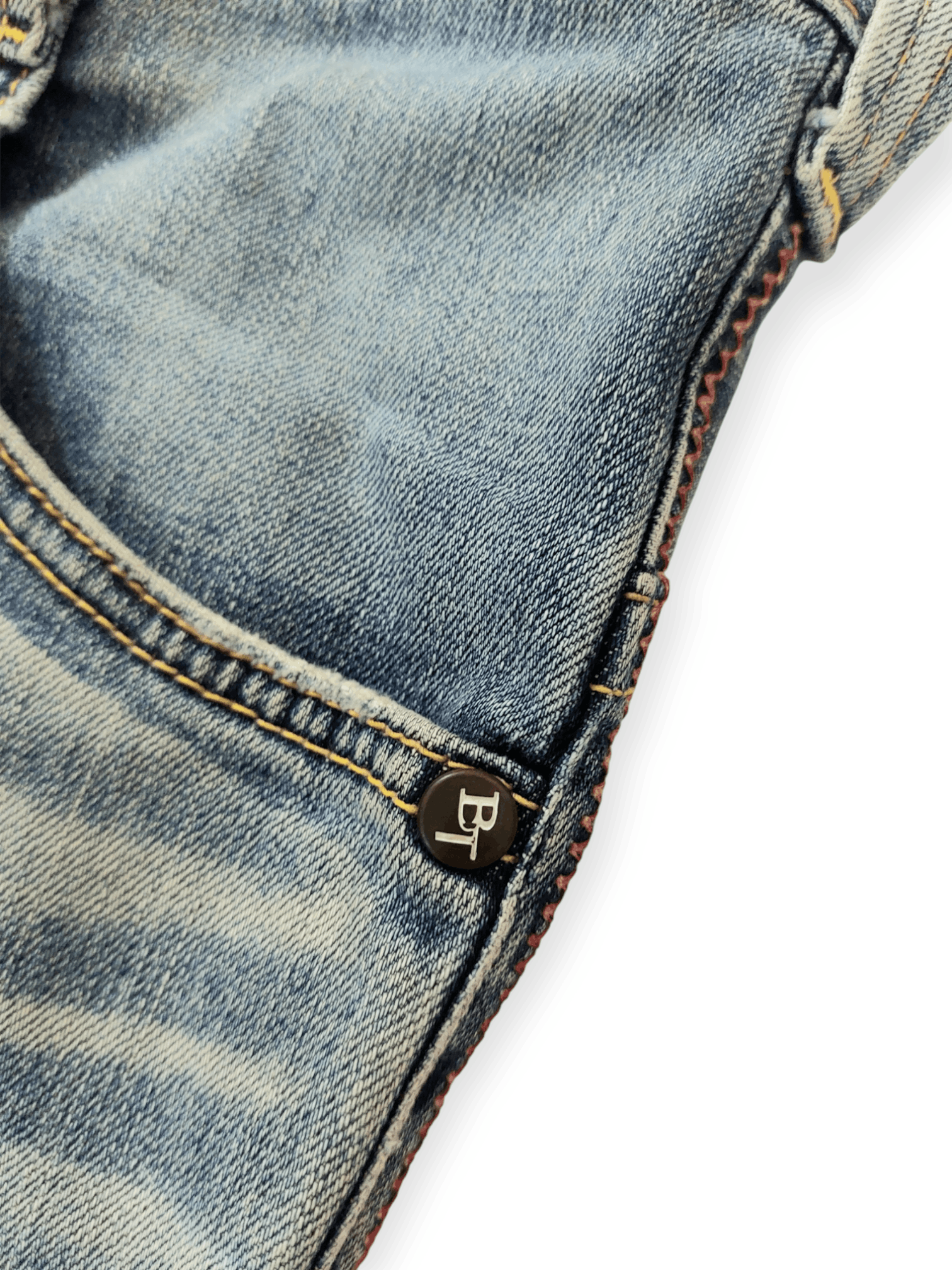 Edwin Flare💥 90's Edwin Blue Trip Tokyo Japan Buckle Back Denim Size US 33 - 9 Thumbnail