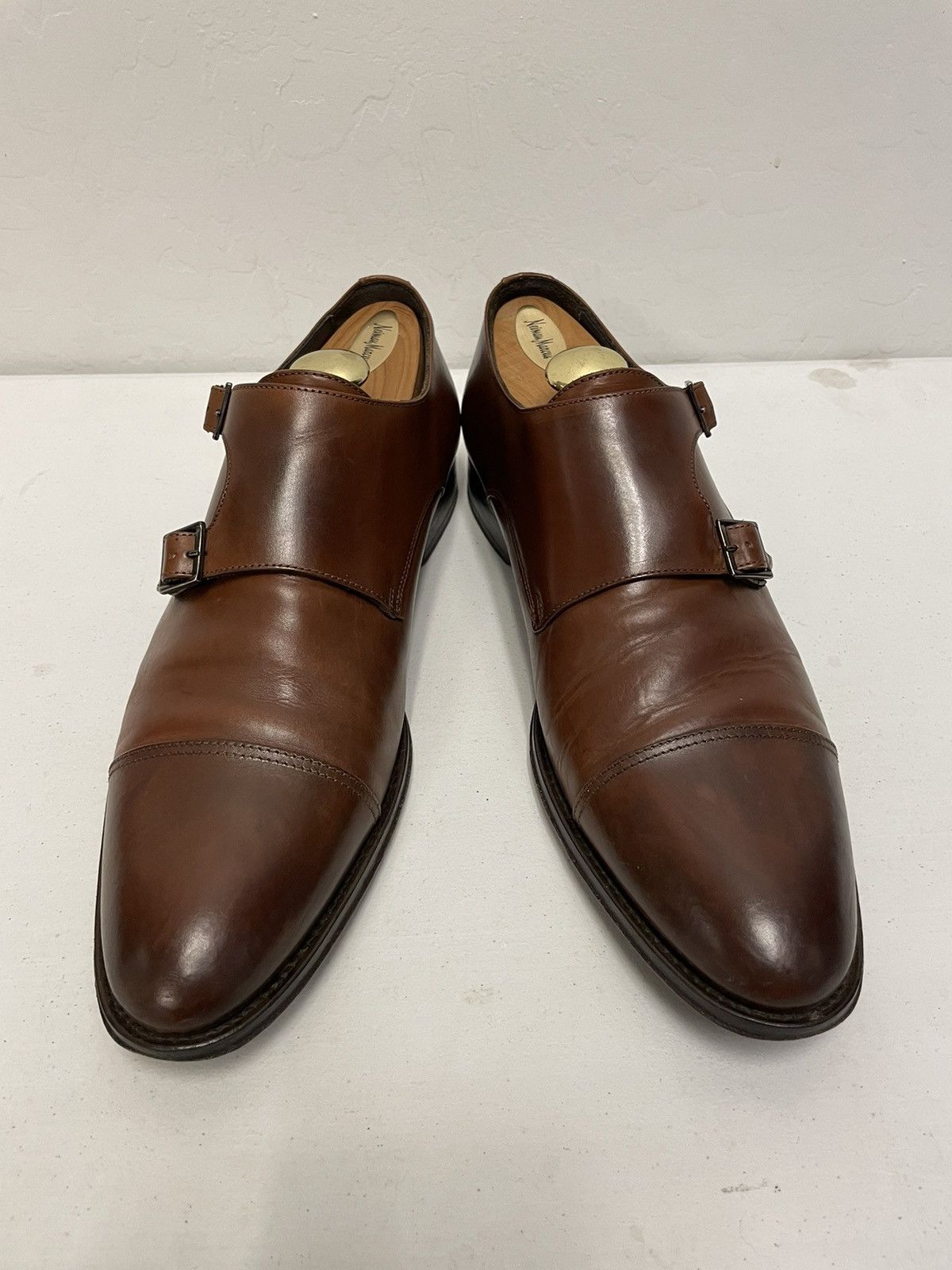 To Boot New York Grant Brown Calf Double Monkstrap Size US 9 / EU 42 - 4 Thumbnail