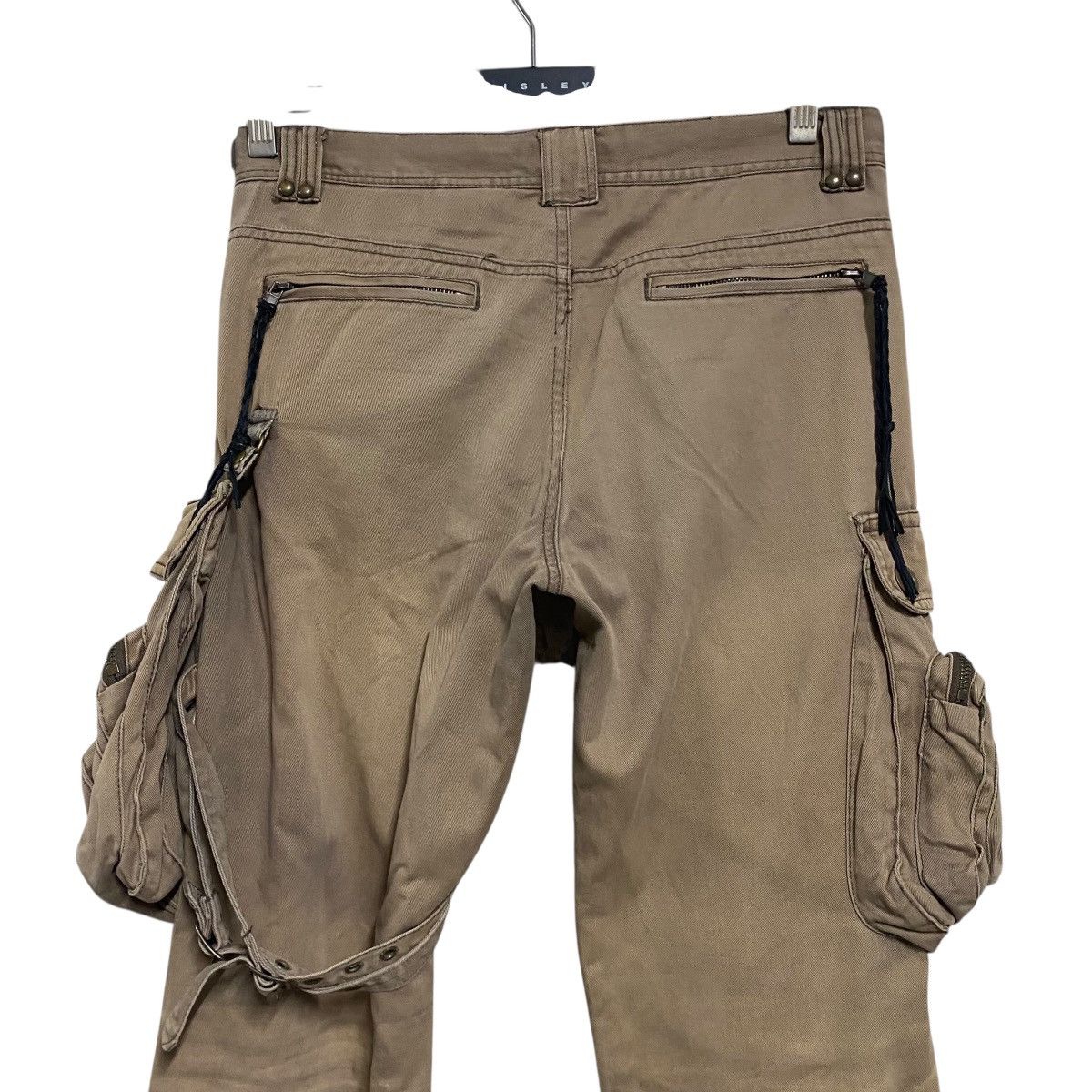 Japanese Brand IN THE ATTIC Sunfaded Holster Cargo Pants Flare Patches Size US 30 / EU 46 - 10 Thumbnail