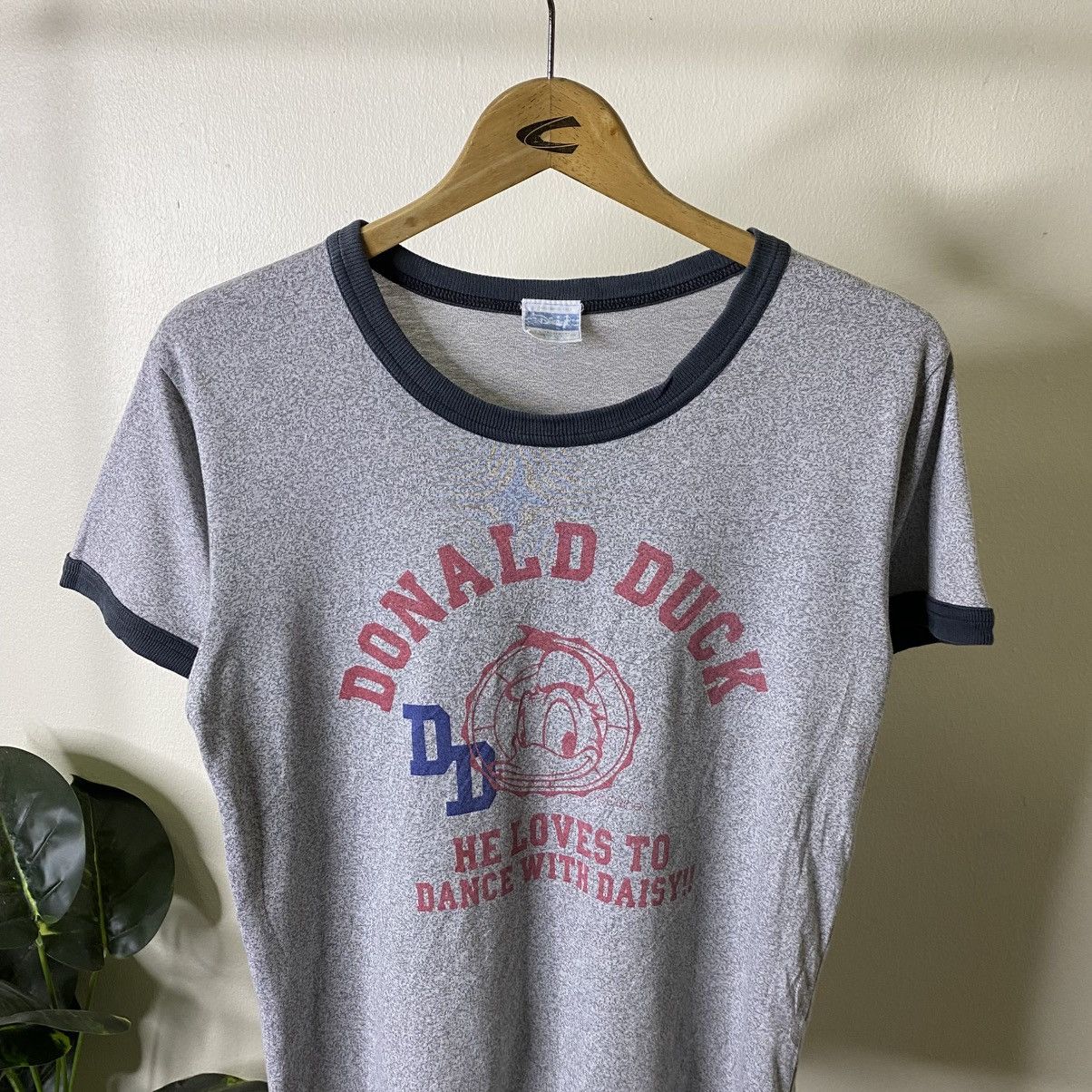 Disney Vintage Y2K Disney Donald Duck Ringer T Shirt Size US M / EU 48-50 / 2 - 2 Thumbnail