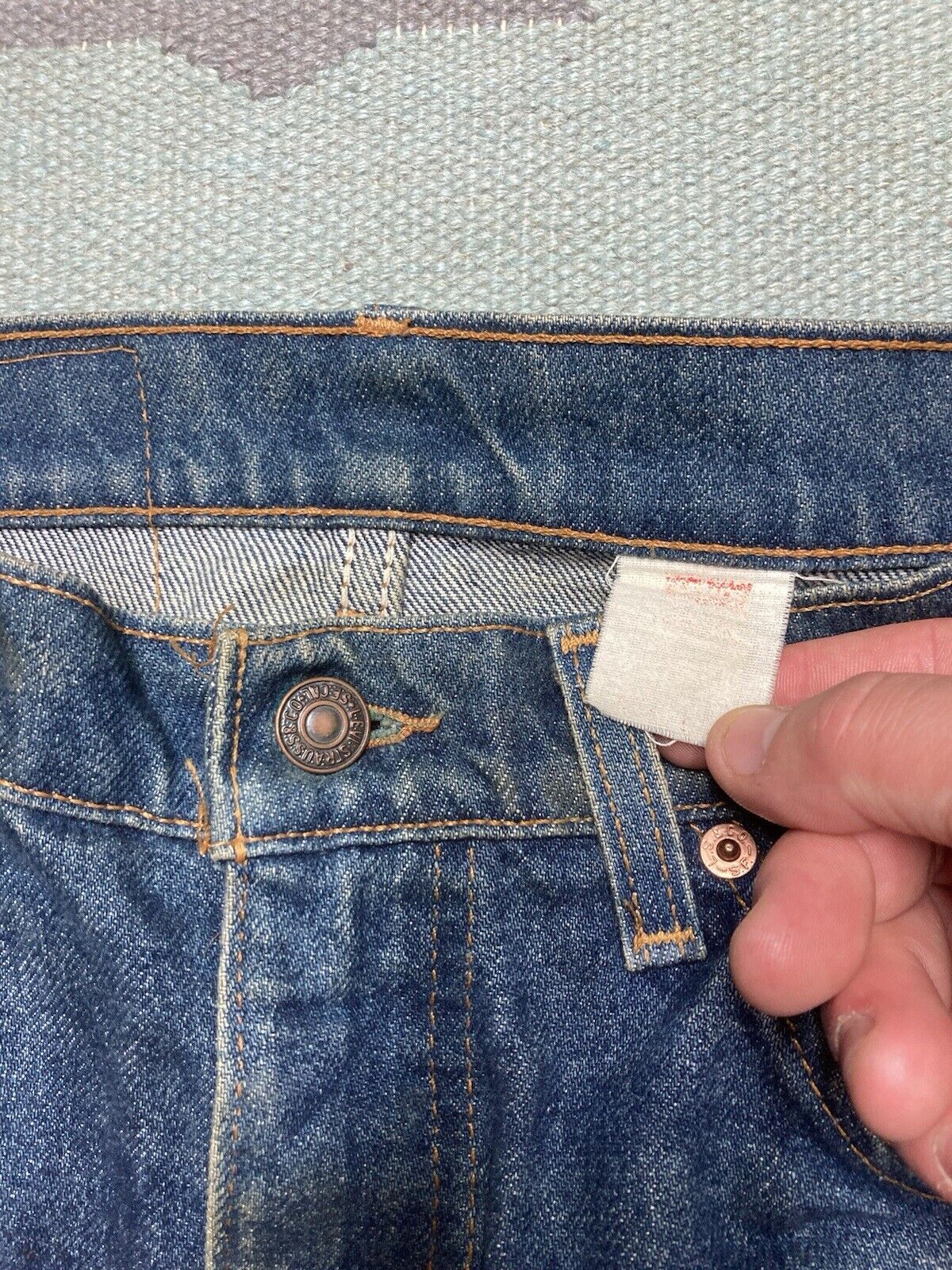 Levi's × Vintage Vintage Levi’s 517 jeans dark wash denim bootcut 34x28 Size US 34 / EU 50 - 8 Thumbnail