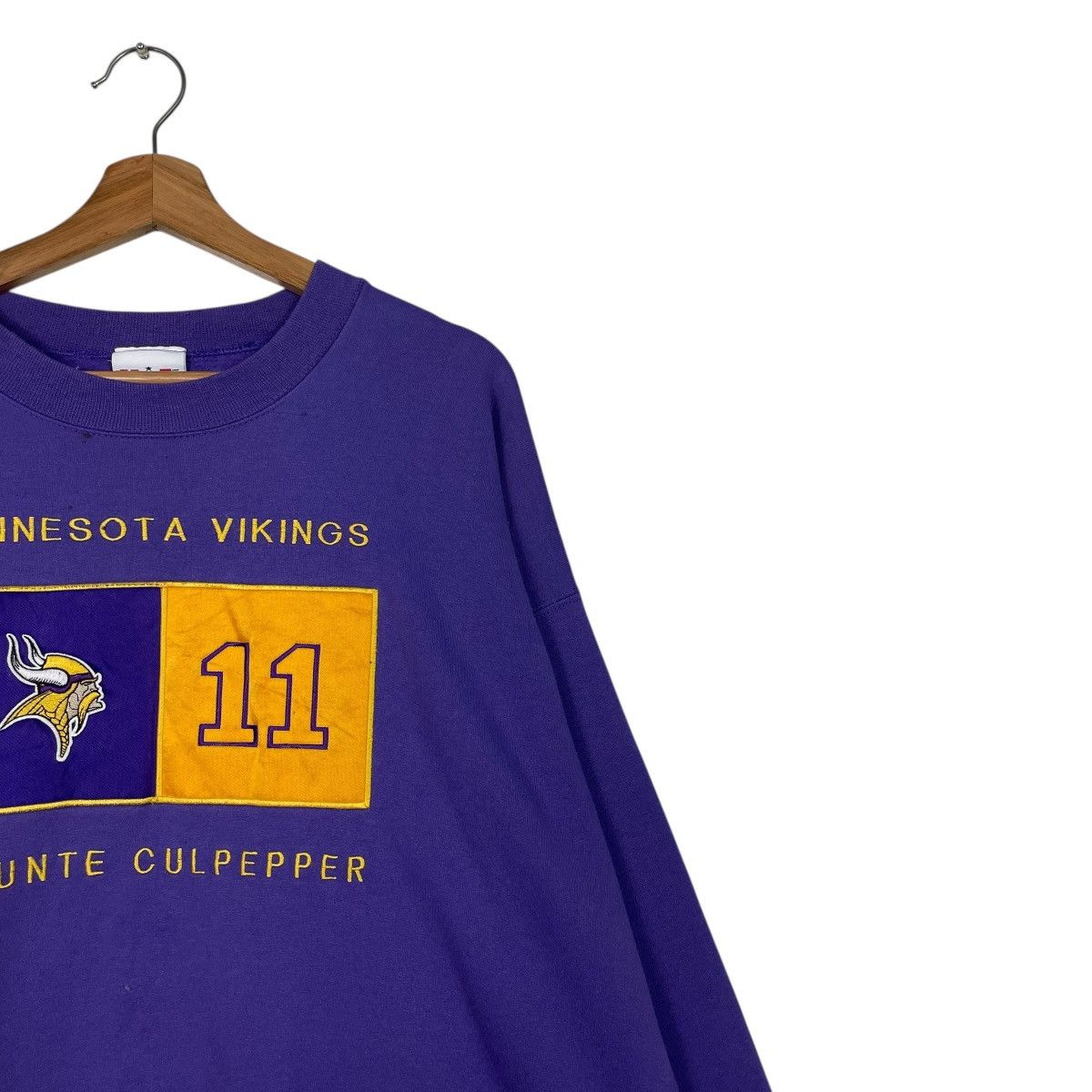 Vintage Vintage 80s NFL Minnesota Vikings Sweatshirt Size US XL / EU 56 / 4 - 5 Thumbnail
