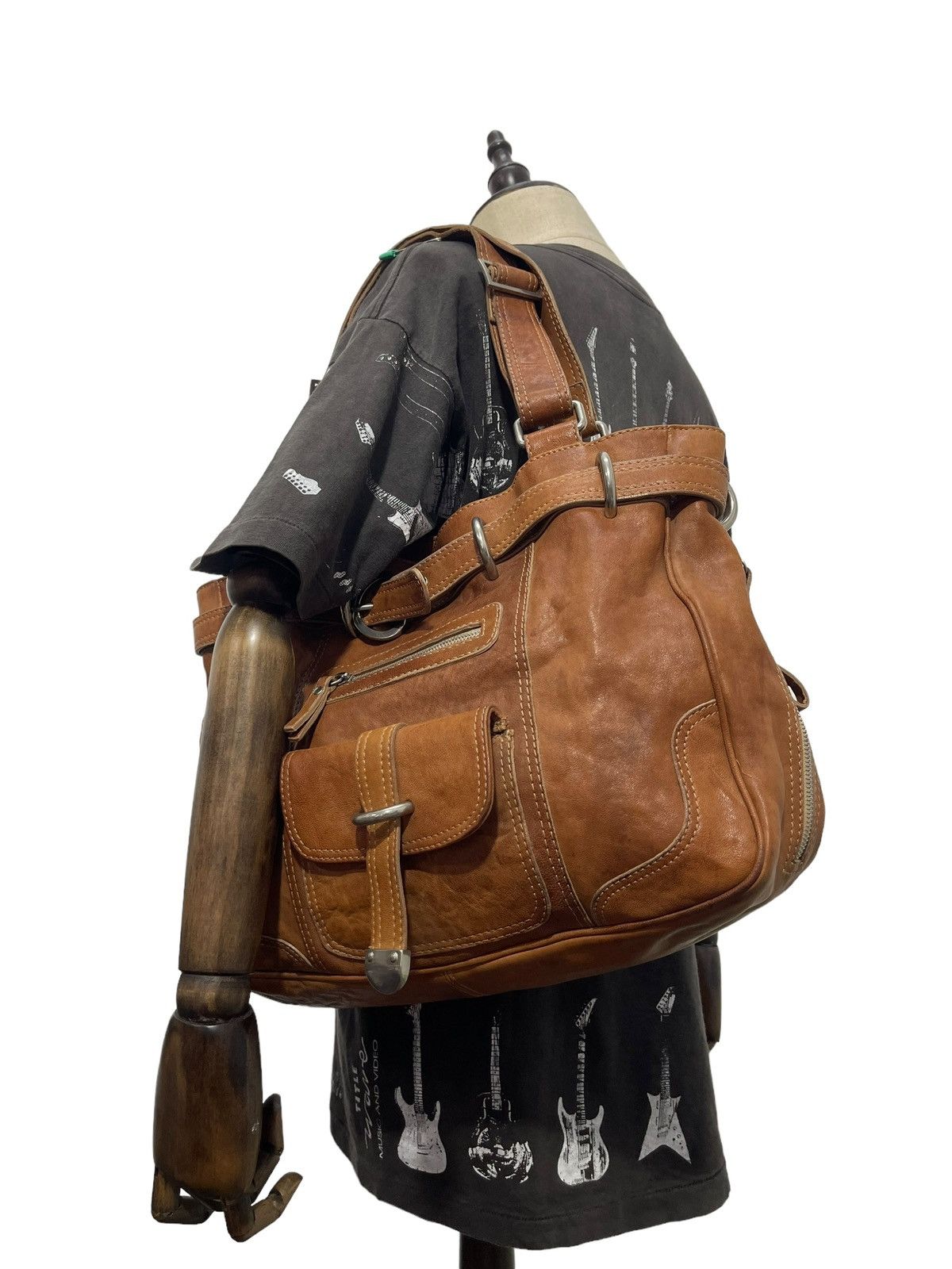 JACONO PARMA ハンドバッグ Italian Designers × Leather Vintage Jacono Parma Shoulder