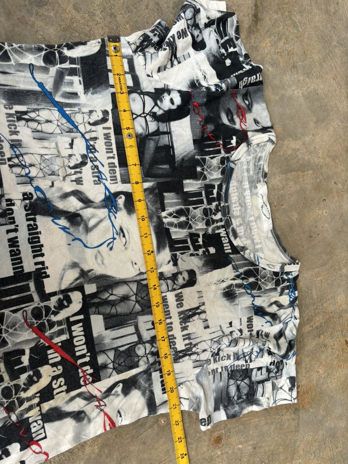 Hysteric Glamour Y2k Sexy Women's Opium Full Print Tshirt Size US M / EU 48-50 / 2 - 8 Thumbnail