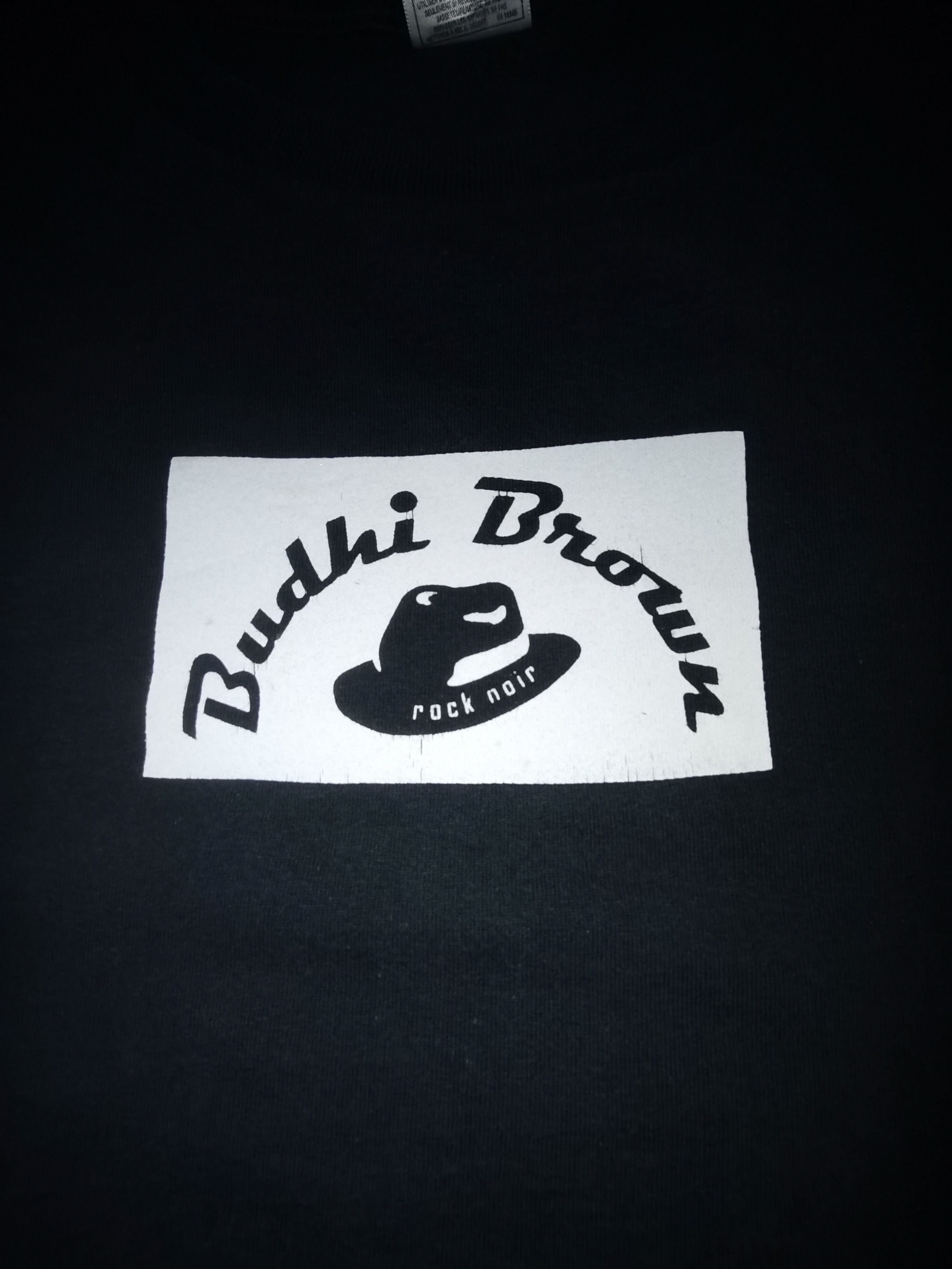 Band Tees × Vintage VINTAGE BHUDI BROWN ROCK NOIR SHIRT Size US XL / EU 56 / 4 - 2 Thumbnail