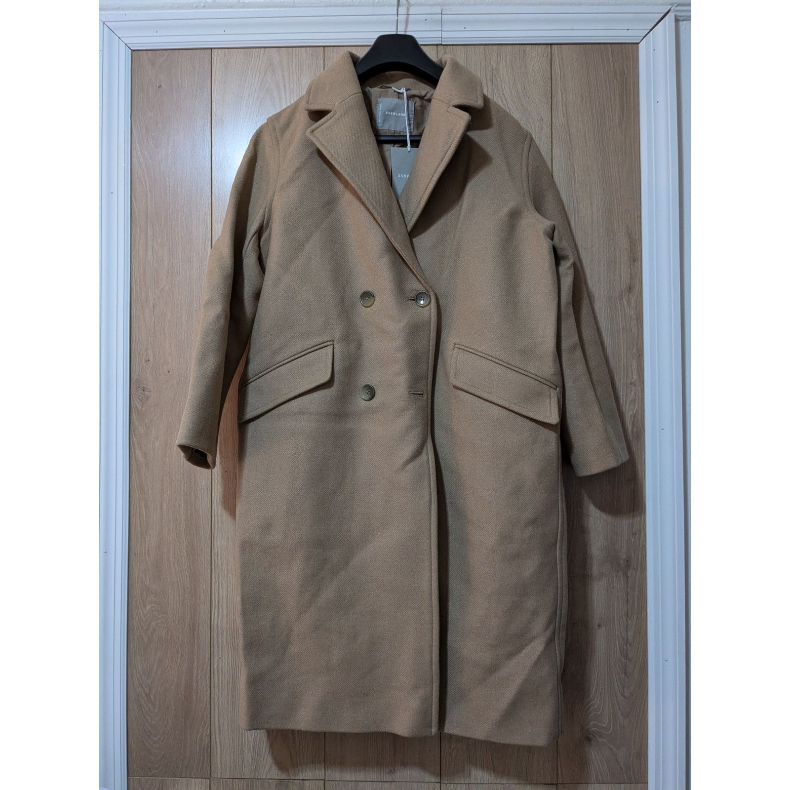 Everlane Everlane - Italian Re-Wool Coat / size 8 / Tan / NWT Size M / US 6-8 / IT 42-44 - 4 Thumbnail