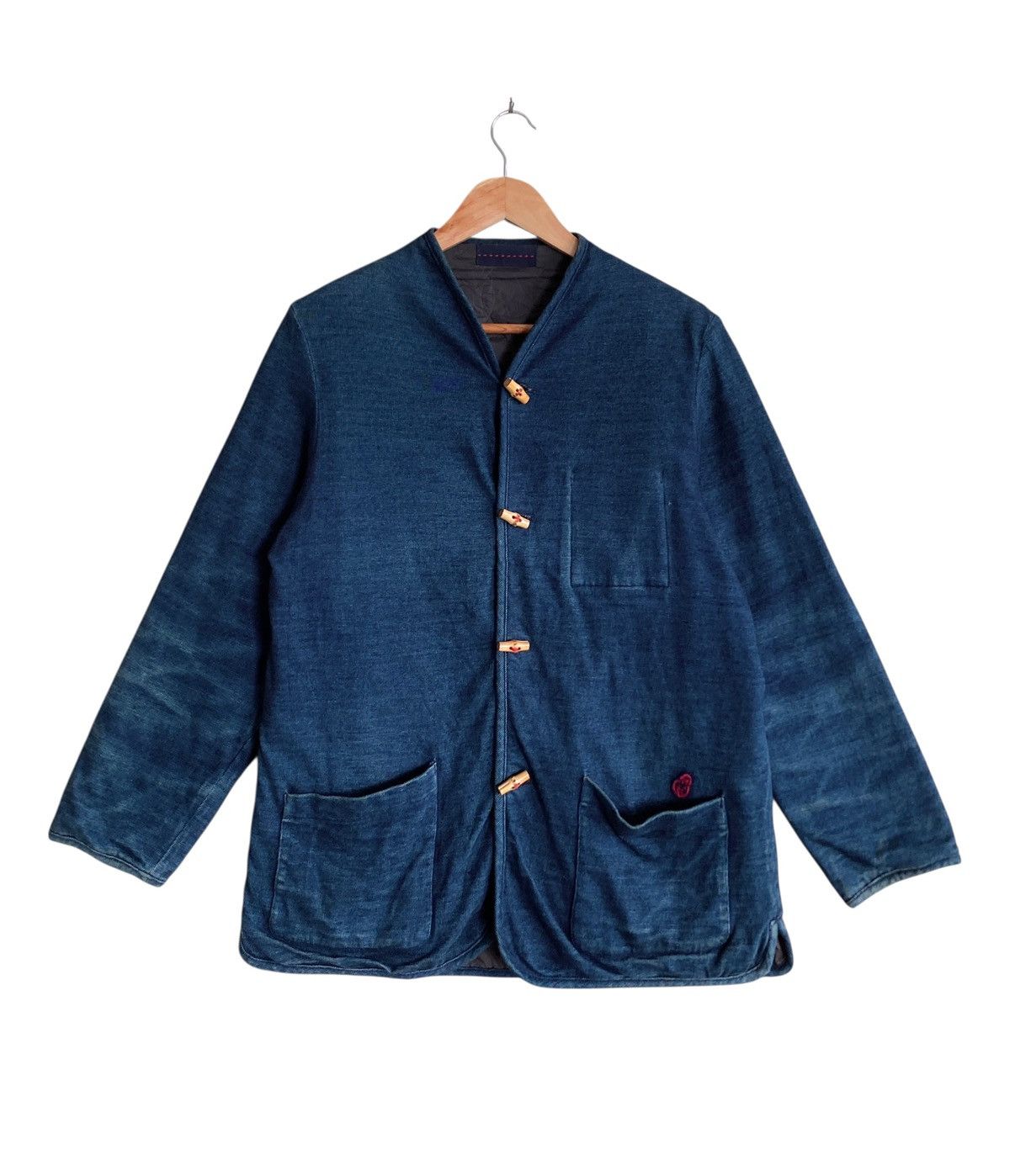 Very Rare Desigm Vintage Japanese Brand Denim Kimono 1990s