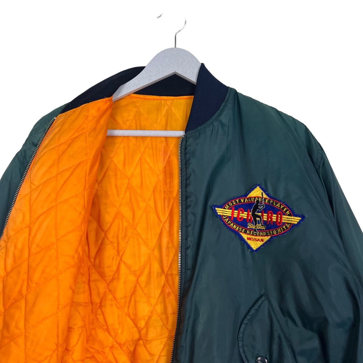 Japanese Brand 🔥 VINTAGE ICHIRO BLUEWAX BOMBER JACKET Size US M / EU 48-50 / 2 - 10 Thumbnail