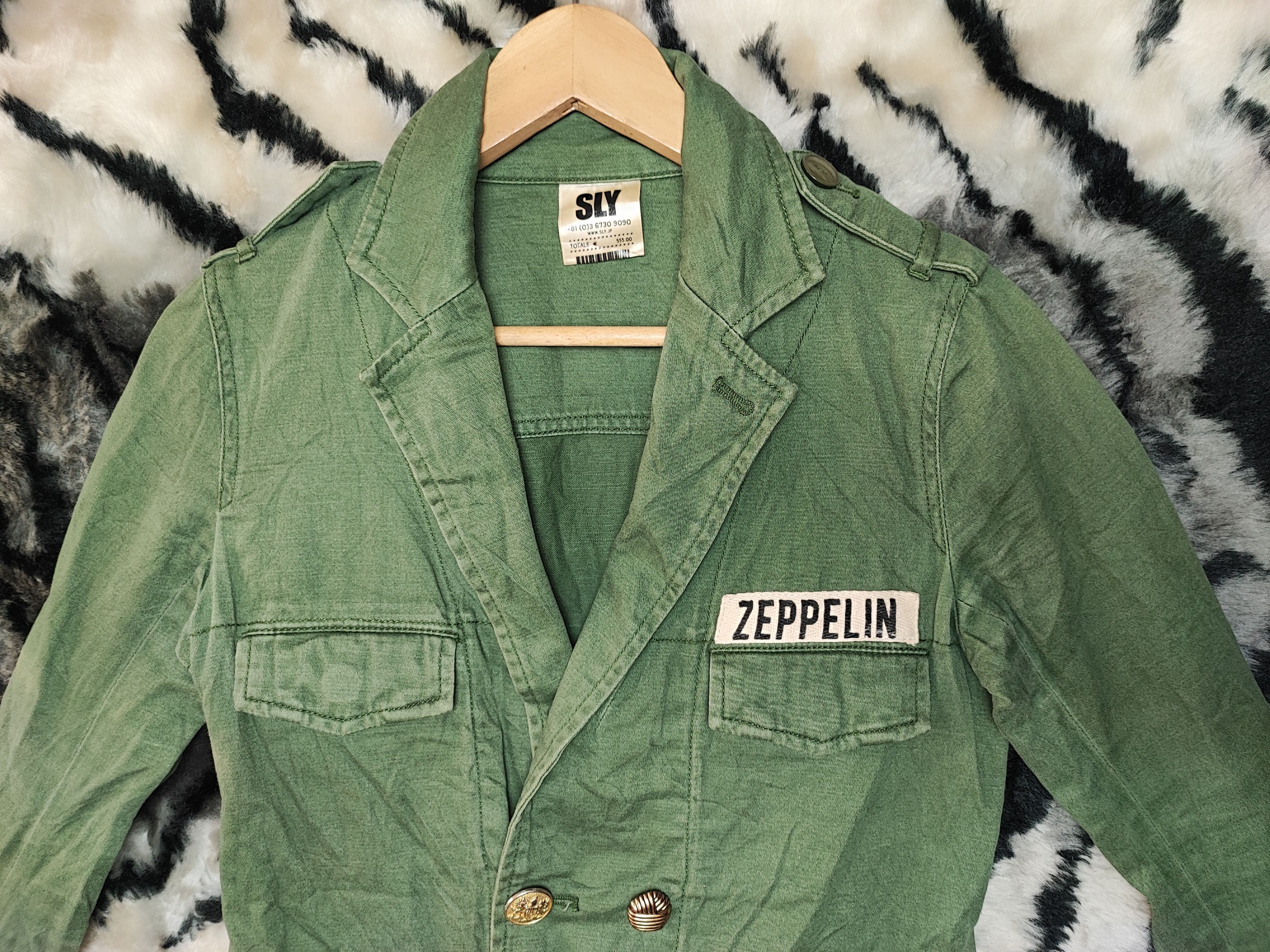 SLY SLY ZEPPELIN ARMY CHORE DENIM STYLE JAPAN Size US S / EU 44-46 / 1 - 5 Thumbnail