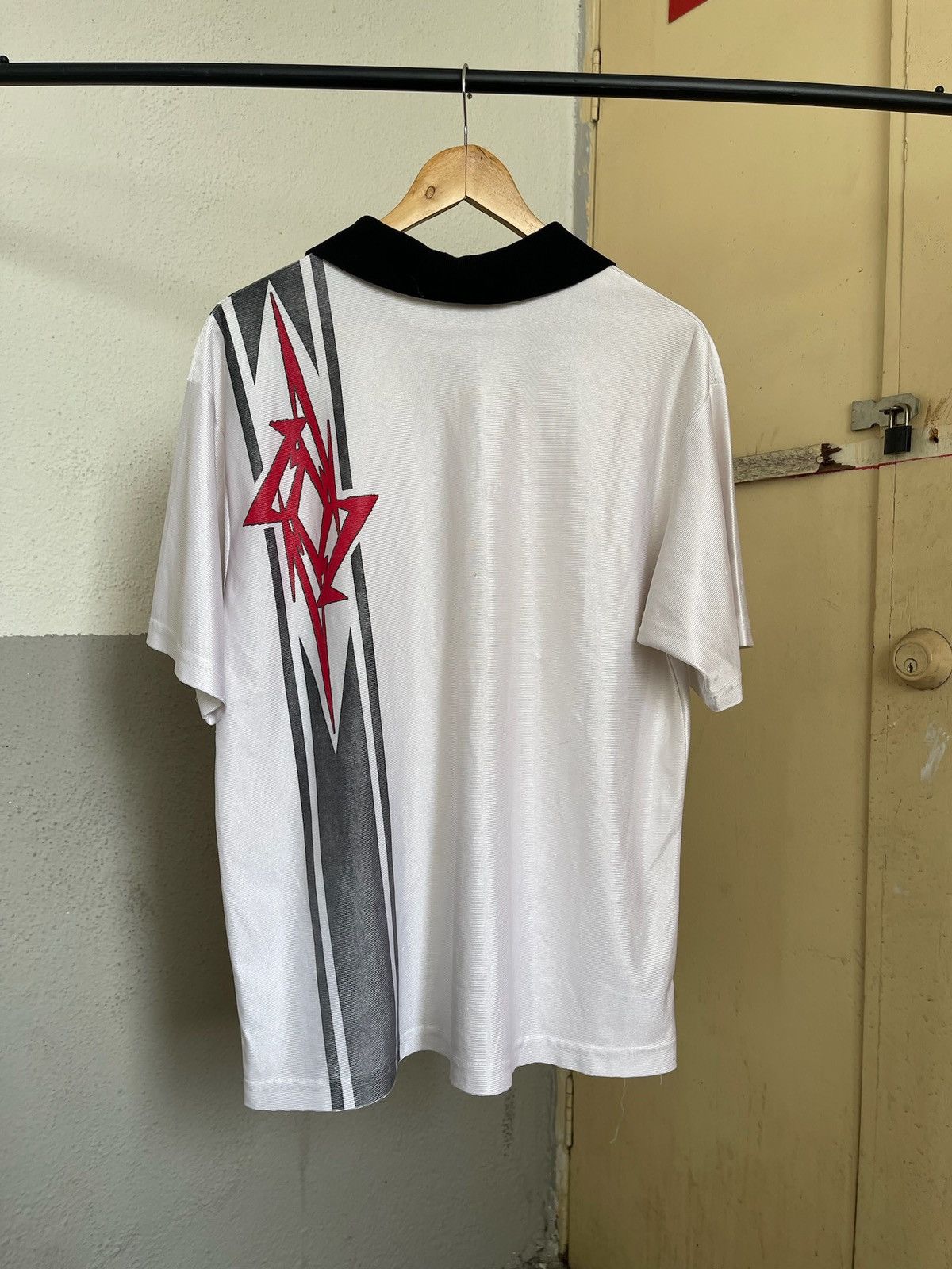 Band Tees × Vintage Vintage Metallica Giant Jersey Polo Shirt Size US M / EU 48-50 / 2 - 3 Thumbnail