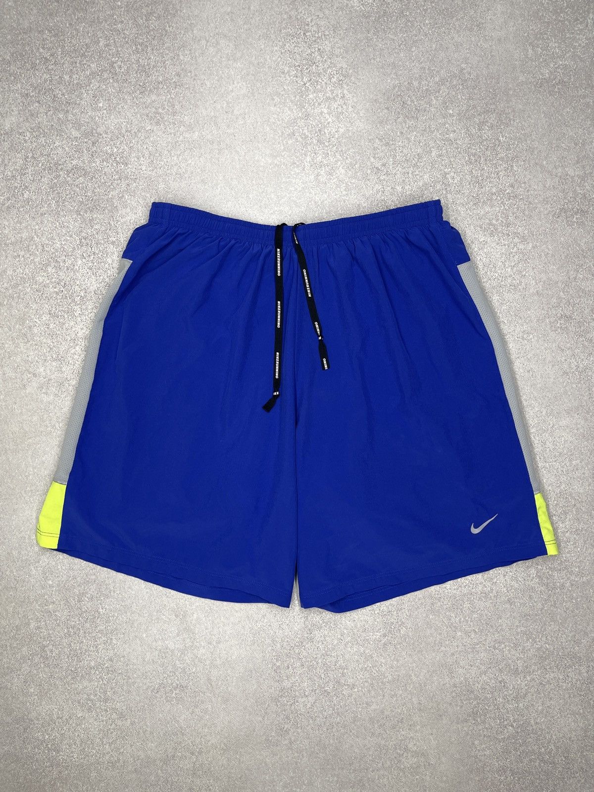 Nike Mens Nike Running 2in1 Shorts and Legging Blue Drill Y2K Size US 32 / EU 48 - 3 Thumbnail