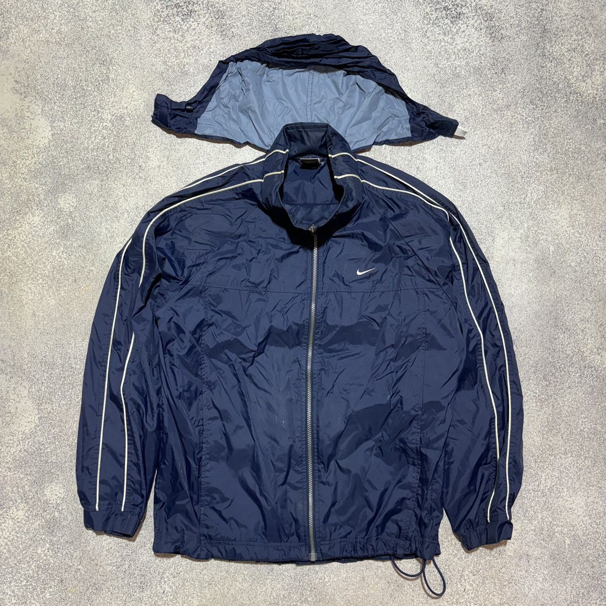 Nike × Vintage Vintage Nike Windbreaker Light Jacket Size L Blue Size US L / EU 52-54 / 3 - 1 Thumbnail