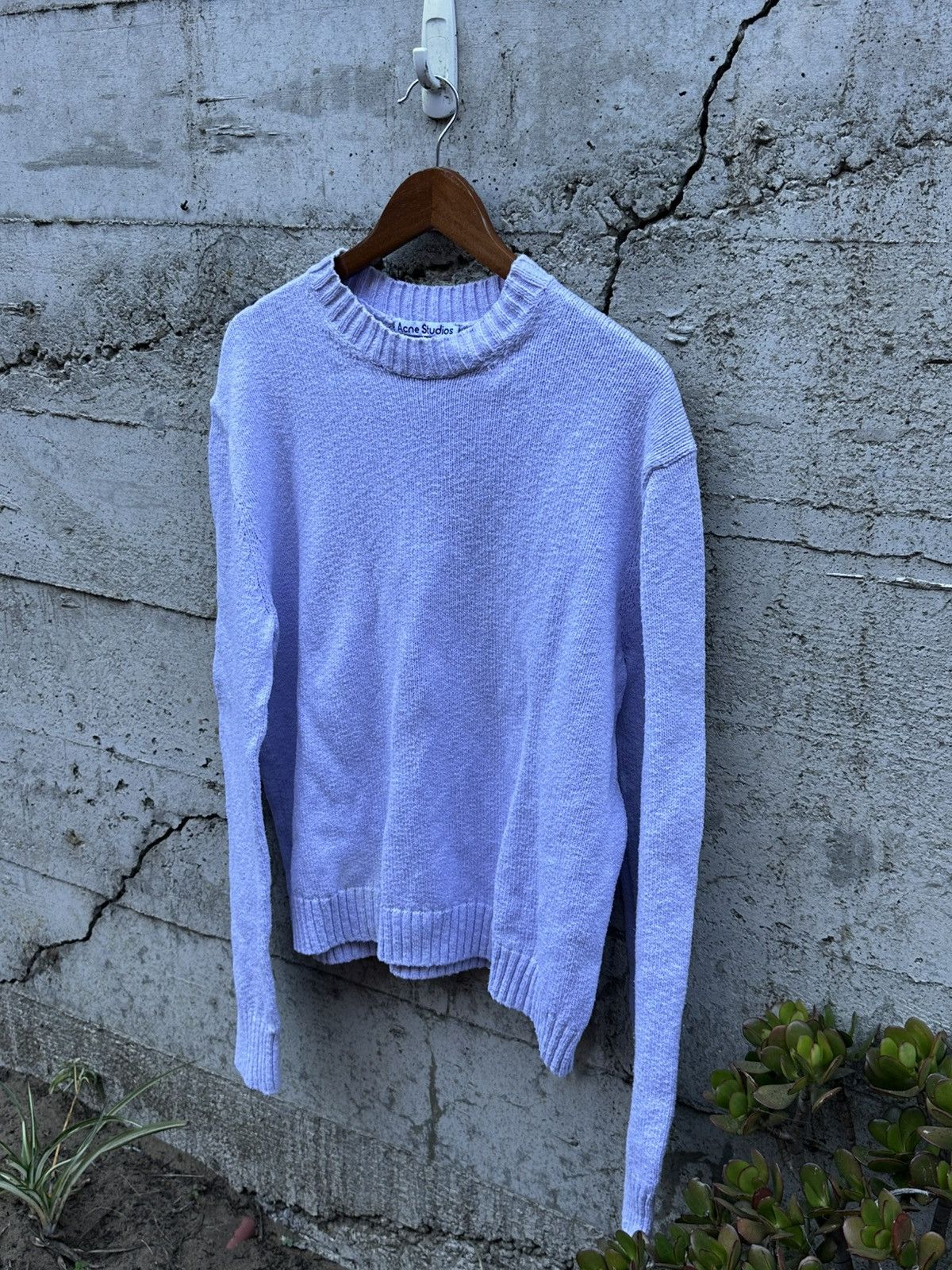 Acne Studios RARE GRAIL Acne Studios lilac lavender sweater Size US L / EU 52-54 / 3 - 1 Thumbnail