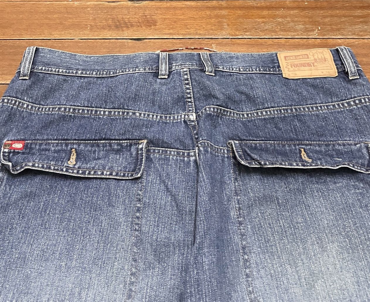 Ecko Unltd. Very Rare Design Vintage Ecko Unltd Rapper Baggy Jeans 2000s Size US 38 / EU 54 - 4 Thumbnail