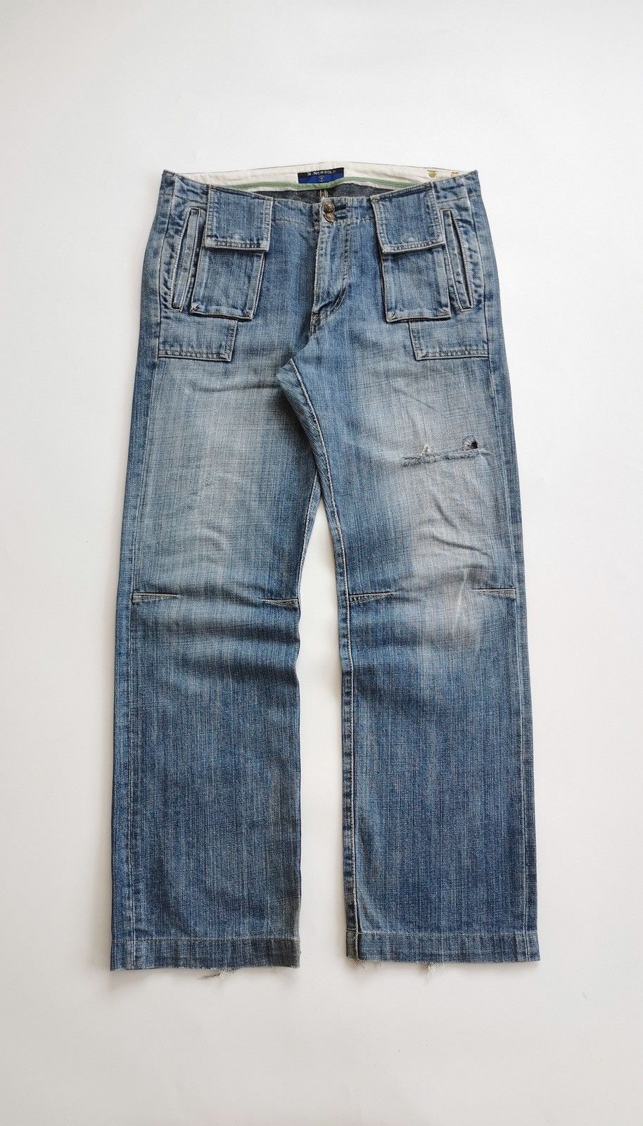 Paul Smith Thrashed Paul Smith Snap Multipocket Distressed Jeans Size US 34 / EU 50 - 2 Thumbnail