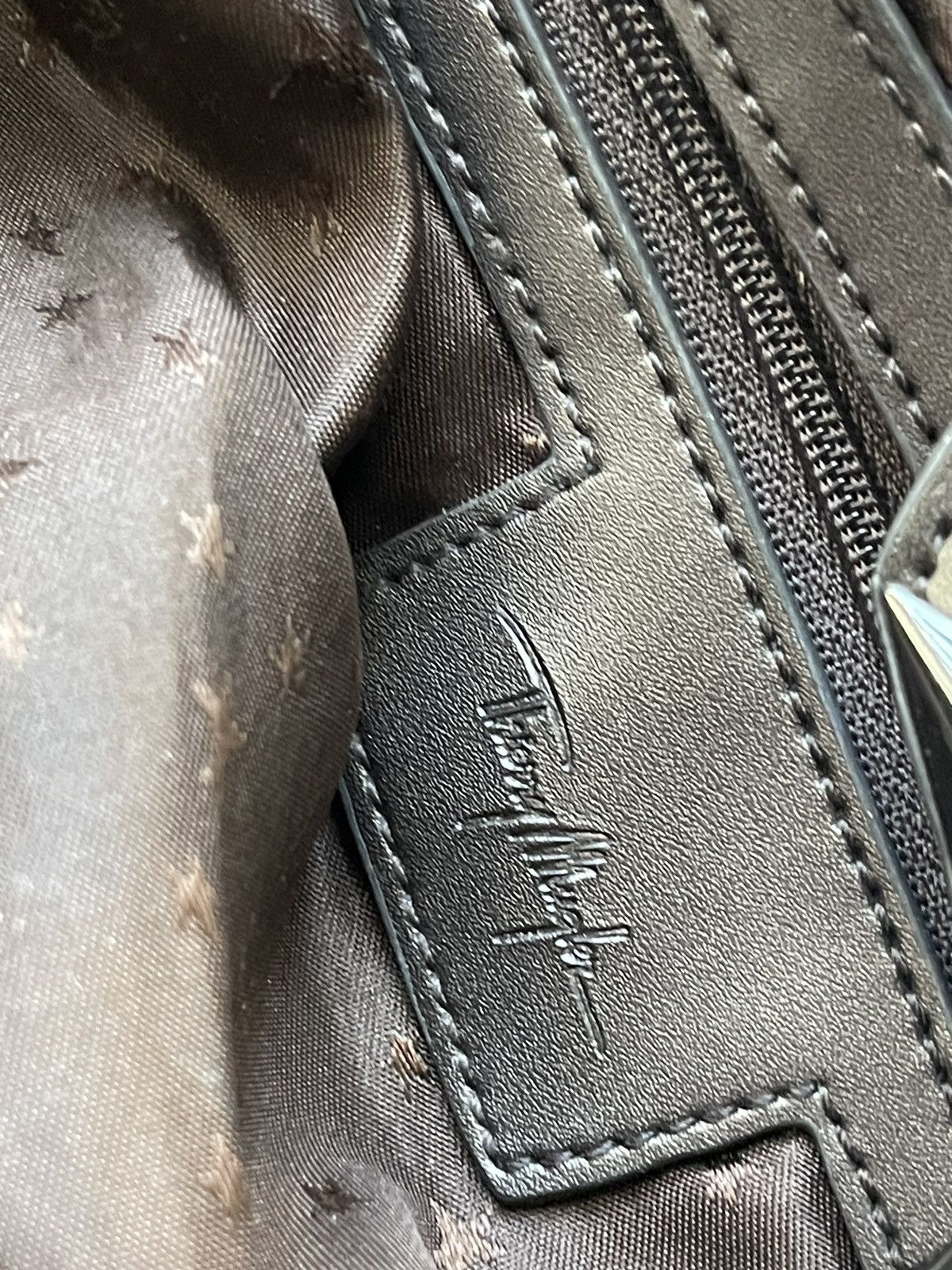 Designer × Thierry Mugler × Vintage Vintage Thierry Mugler brown star nylon bag Size ONE SIZE - 20 Thumbnail