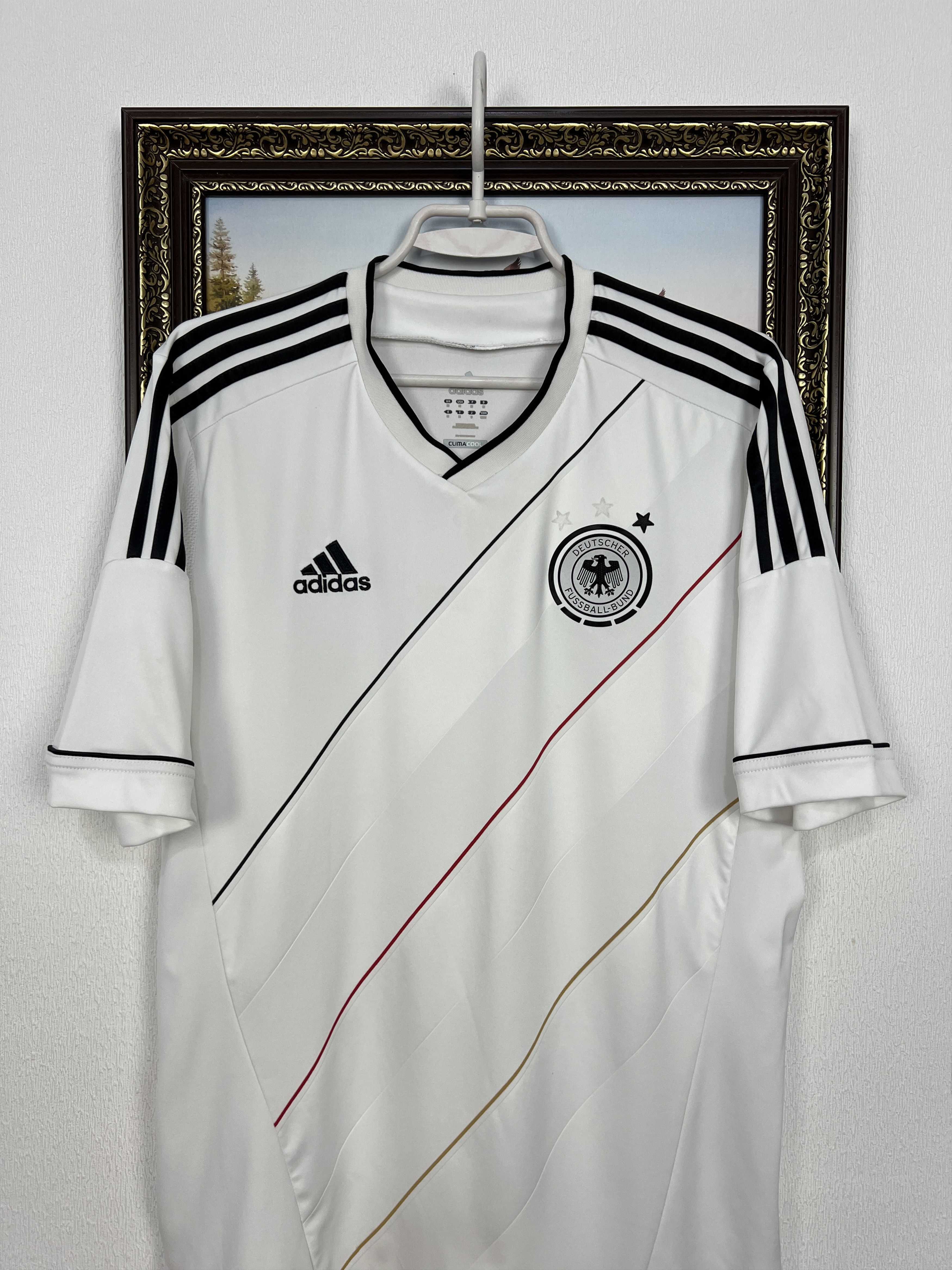 Adidas Germany Home football shirt 2012 Soccer Adidas Jersey Mens Size US M / EU 48-50 / 2 - 2 Thumbnail