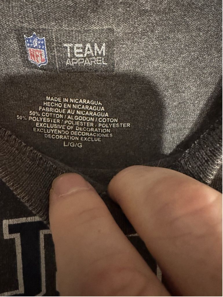 The Unbranded Brand Houston Texans Tee Shirt Gray Size Men's Size L Size US L / EU 52-54 / 3 - 3 Thumbnail