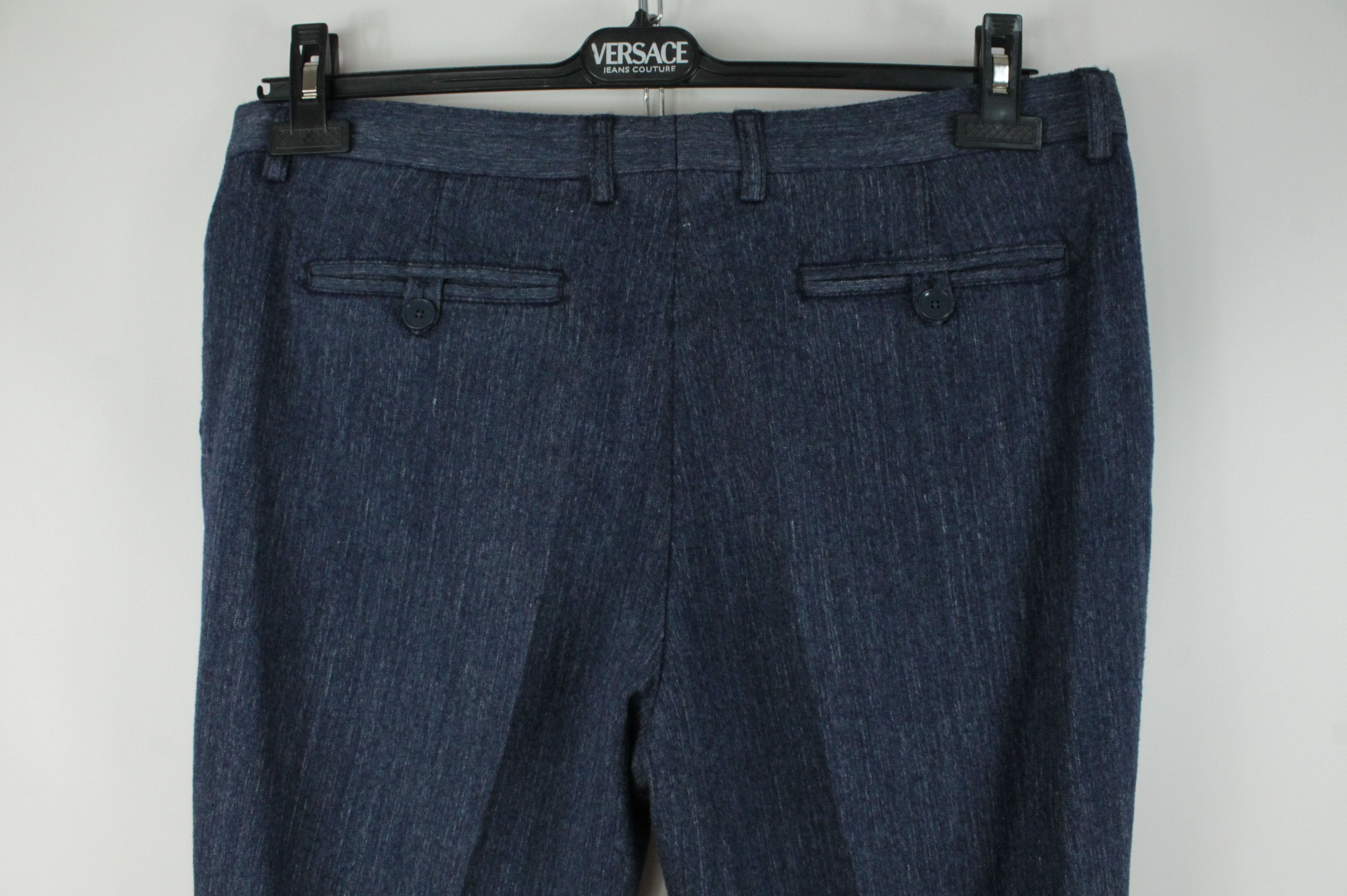 Etro Etro Tailored Wool Silk Linen Slim Fit Trousers Pants Size US 38 / EU 54 - 6 Thumbnail