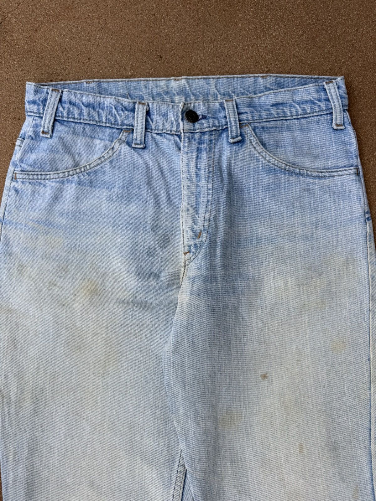 Levi's Vtg 70’s Levi’s 663 Orange Tab Bellbottom Flare Jeans 32x32 Size US 32 / EU 48 - 4 Thumbnail
