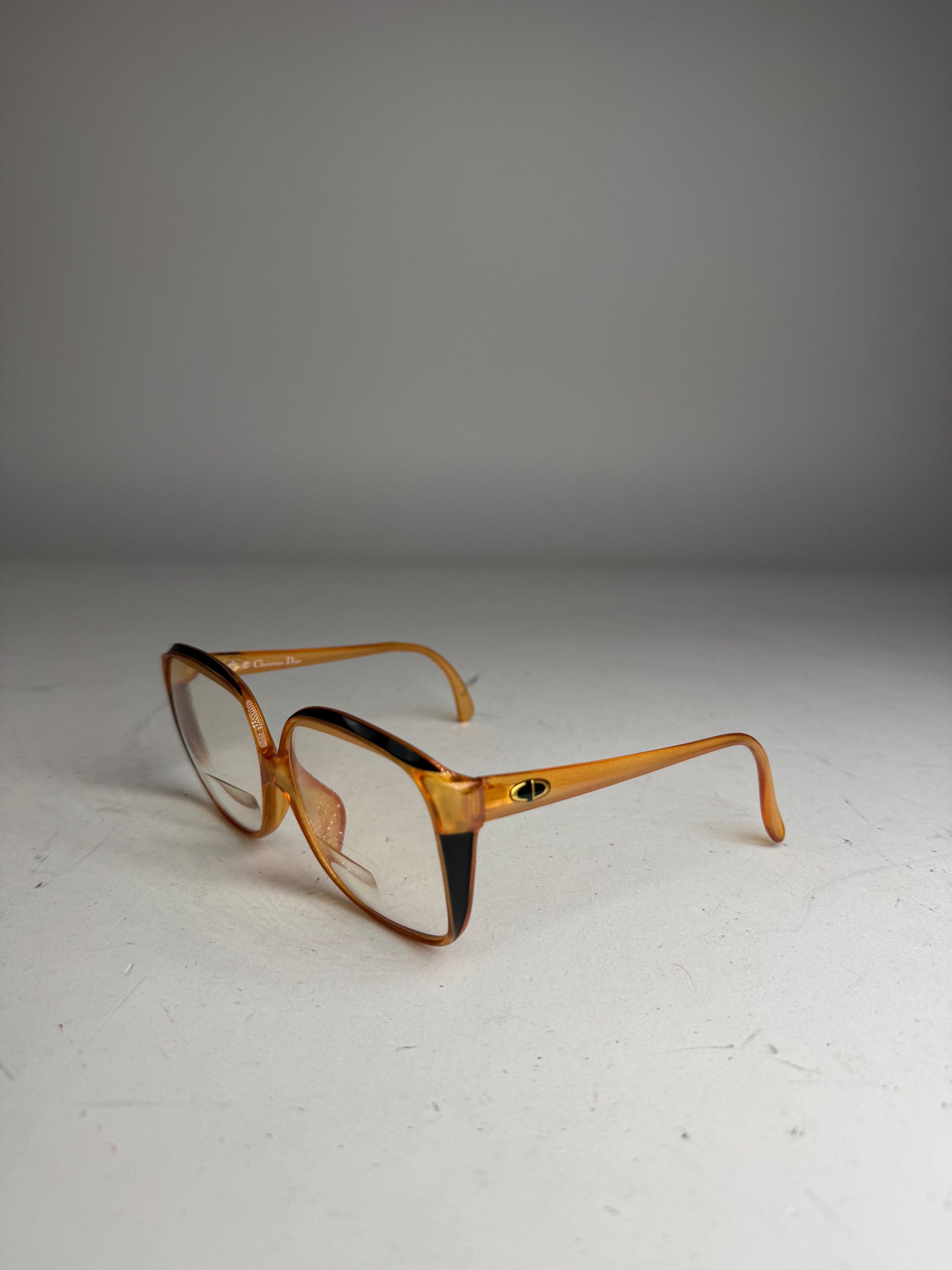 Dior Vintage Sunglasses Orange Size ONE SIZE - 1 Thumbnail