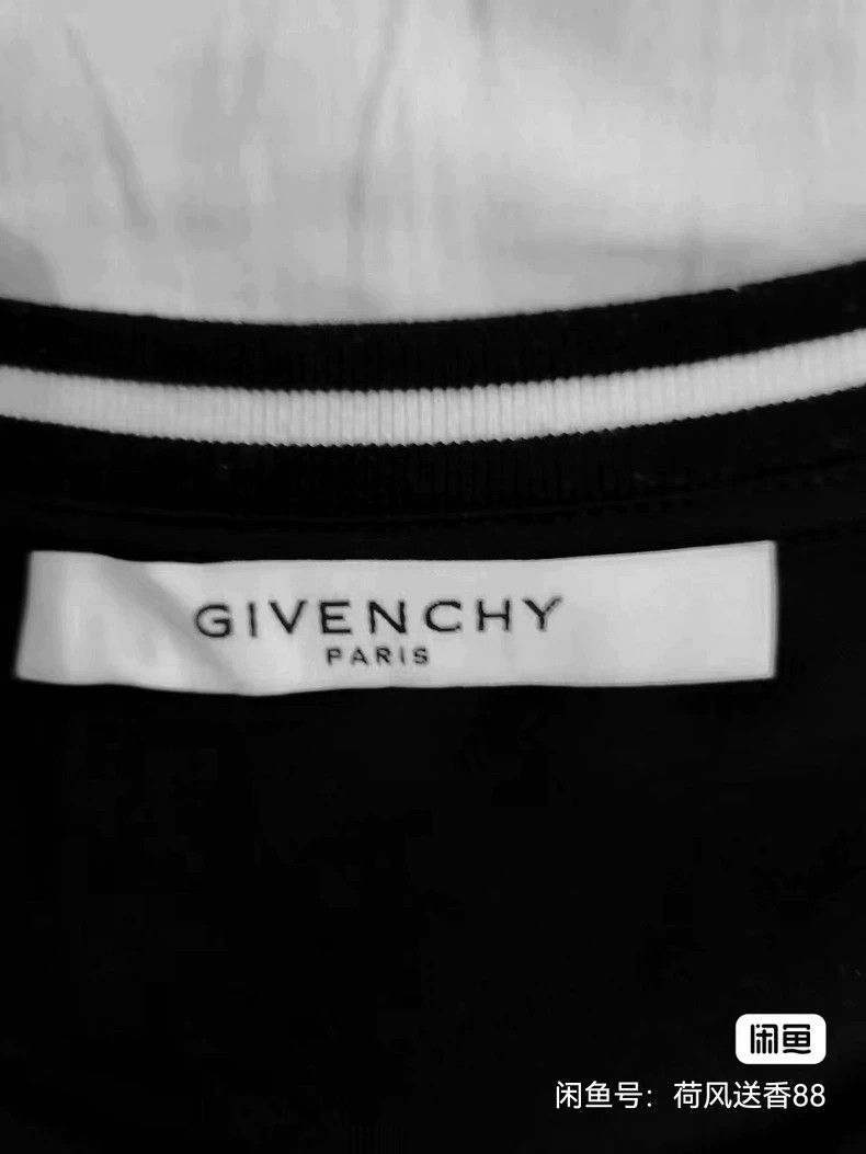 Givenchy Givenchy Black and White Patchwork Full Embroidered T-Shirt Size US L / EU 52-54 / 3 - 7 Thumbnail